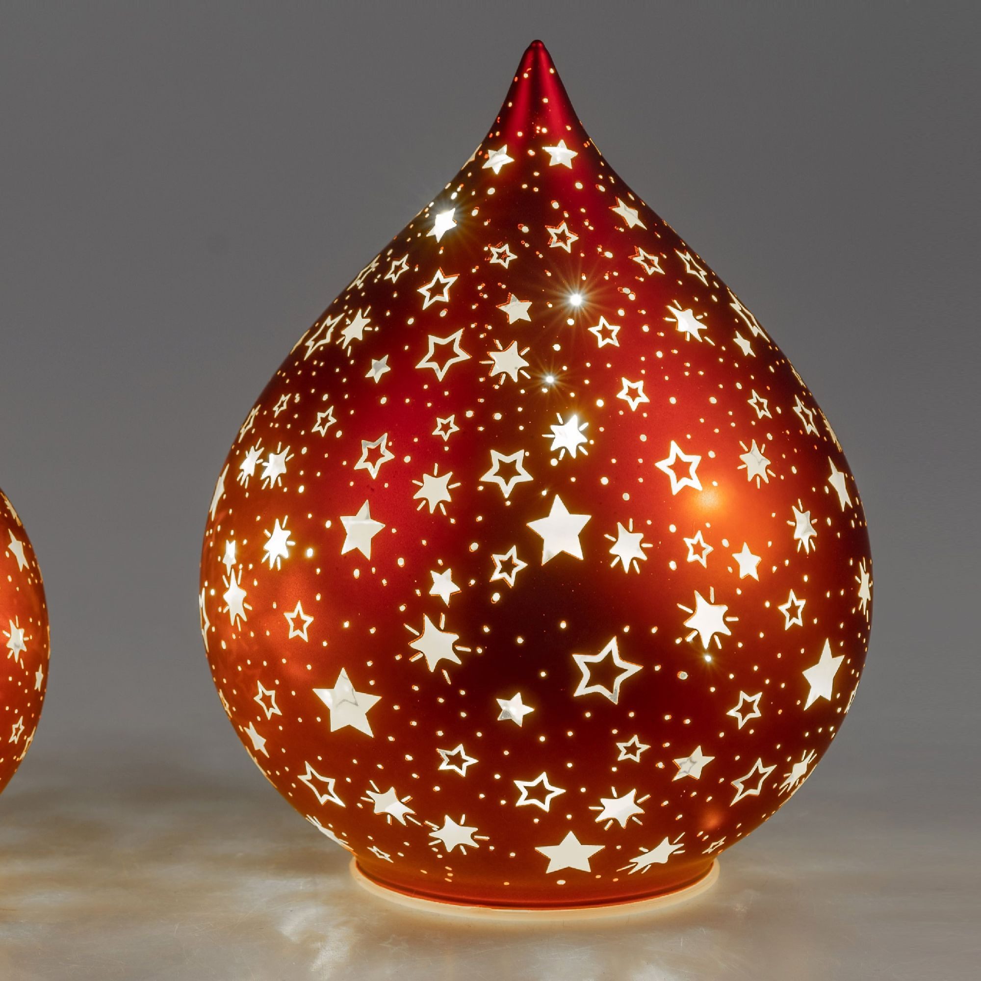 formano Dekofigur Red Stars, Mit Timerfunktion, Rot, Motiv: Sterne günstig online kaufen