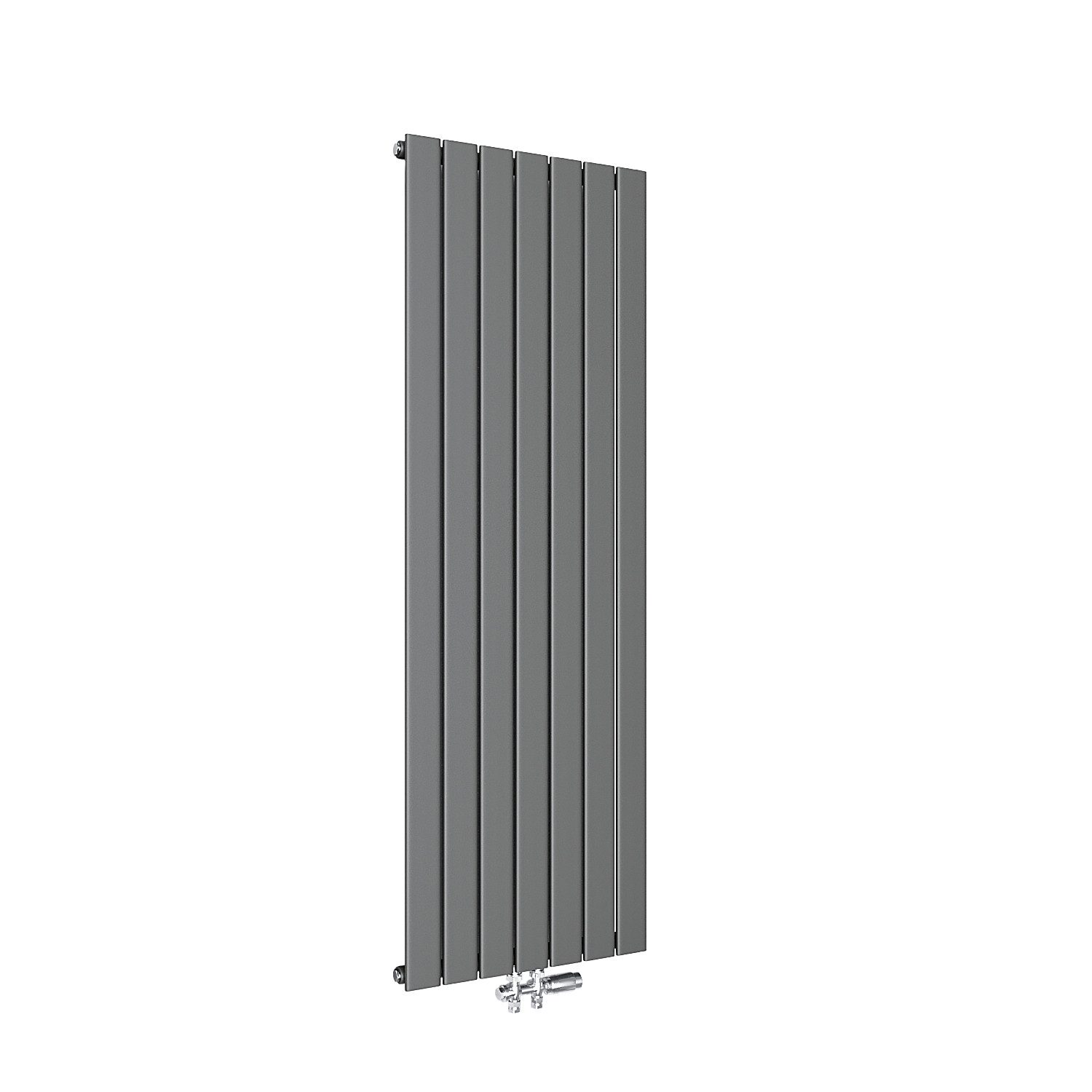 ELEGANT Heizkörper Designheizkörper Flach mit Multiblock,Anthrazit,Bad, 1600/1800x542mm Vertikal, mit Multiblock, Doppellagig/ Einlagig