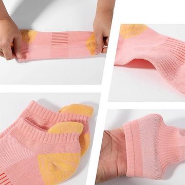 FIDDY Freizeitsocken Sportsocken für Damen, 10 Paar Damensocken, gepolsterte Laufsocken (10-Paar)