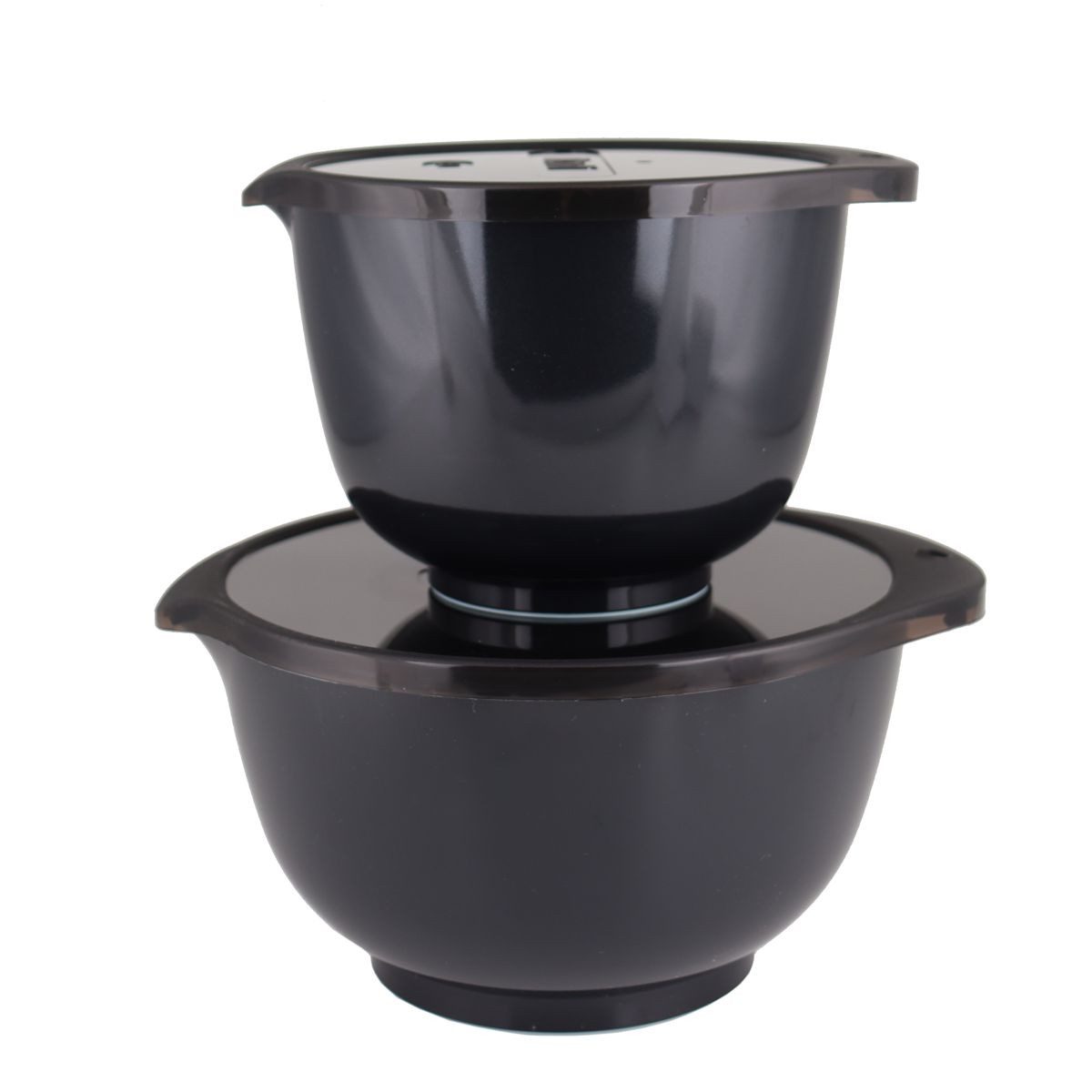ROSTI Rührschüssel ROSTI Миски 2-er Set NEW MARGRETHE, Black Edition, Melamin, (2er Set)