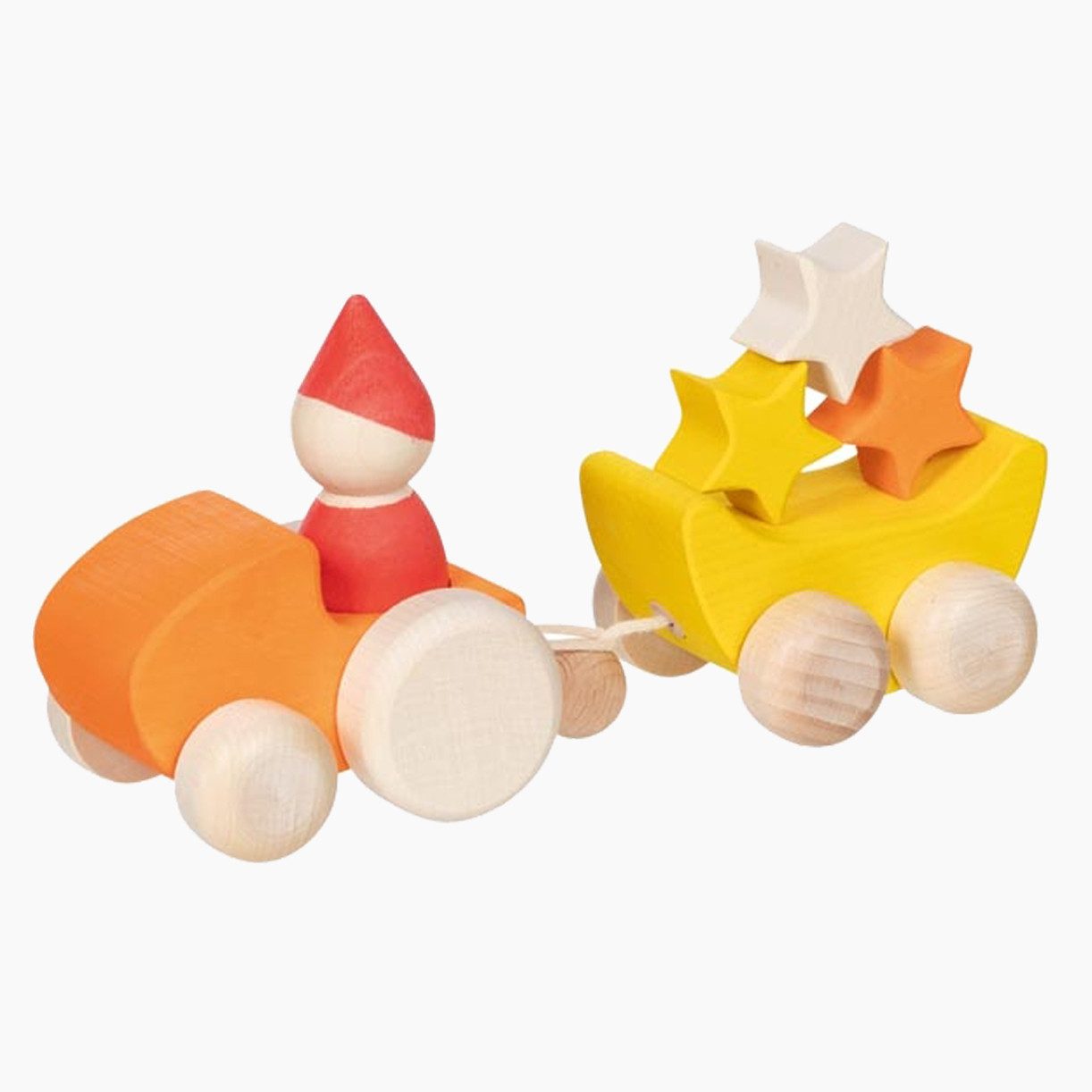 goki Greifspielzeug Kleiner Sternensammler (packung, 4-tlg., Teile: 4), die kindliche Entwicklung fördern