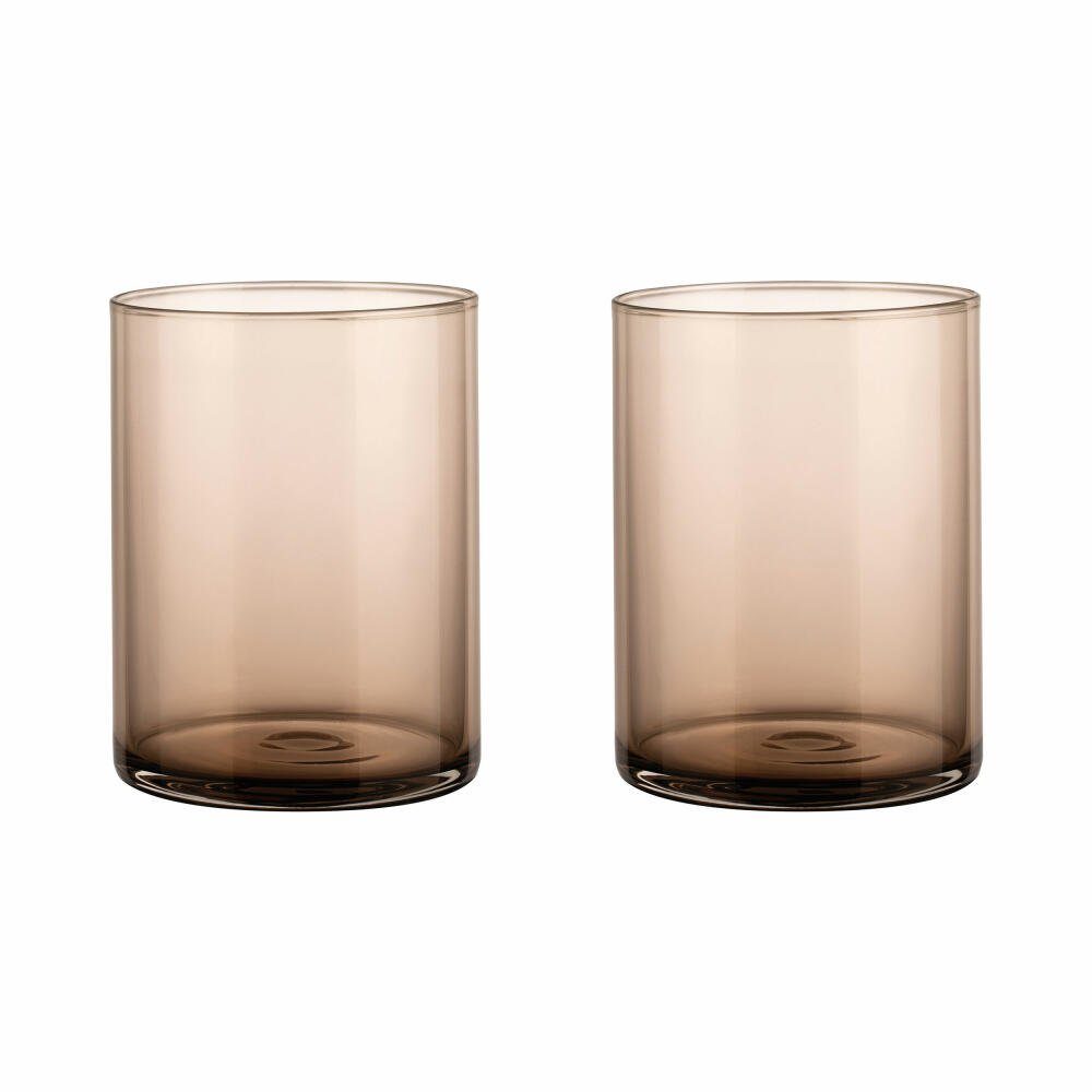 blomus Gläser-Set Mera Trinkgläser, 2er Set, Coffee, Glas, 2er 220, Wasserglas, Set praktischen Glas, Trinkglas, im
