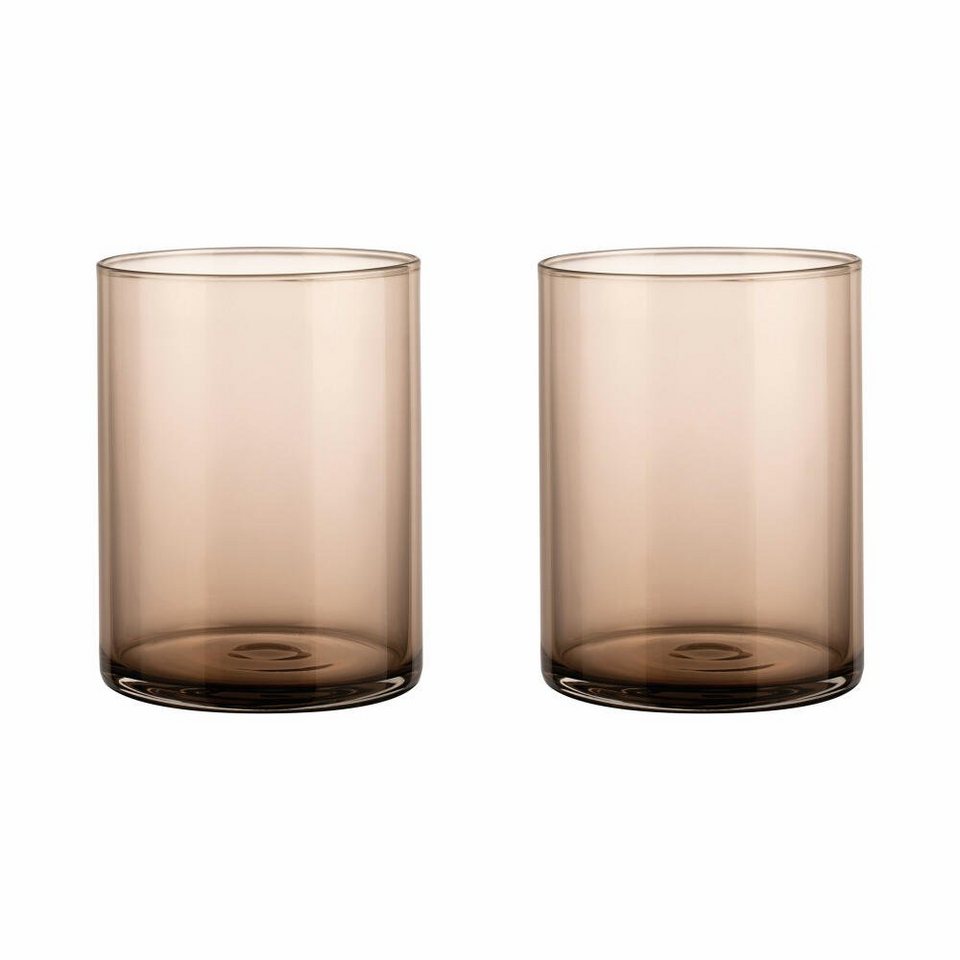 2er blomus Wasserglas, praktischen im Glas, Trinkglas, 220, Trinkgläser, Coffee, Glas, Set Mera Gläser-Set Set, 2er