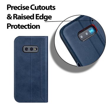 CoolGadget Handyhülle Book Case Elegance Tasche für Samsung Galaxy S10e 5,8 Zoll, Hülle Magnet Klapphülle Flip Case für Samsung Galaxy S10e Schutzhülle