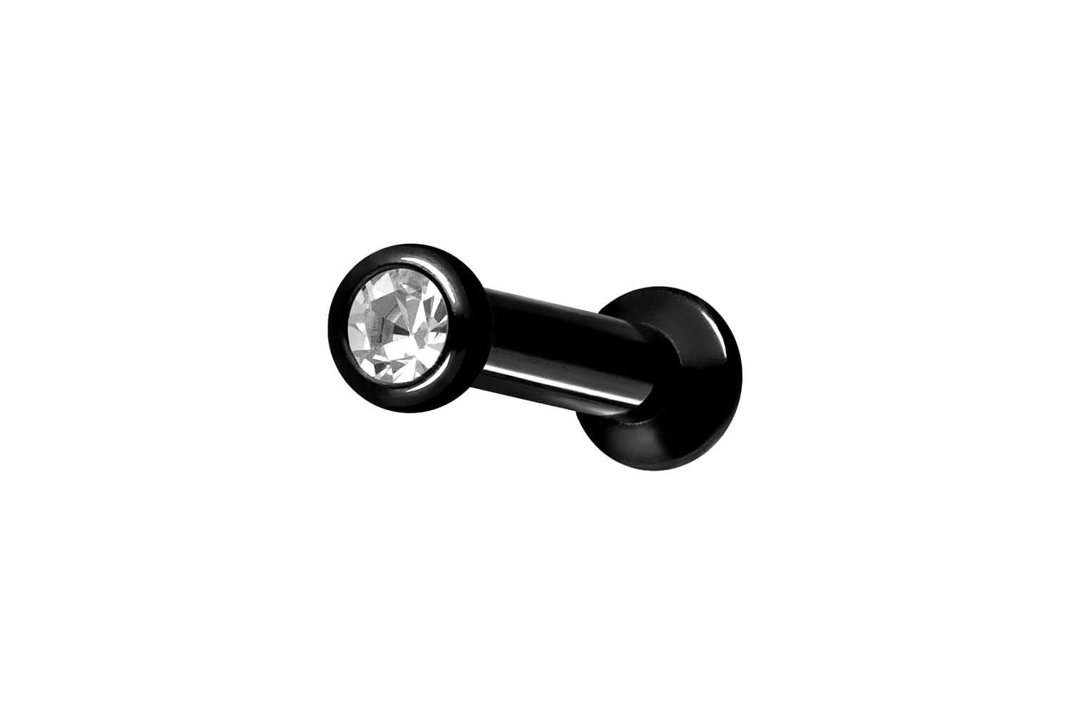 PIERCINGLINE Piercing-Set Chirurgenstahl Triple Piercing Mini Labret mit Innengewinde FLAT-DISC (Labrets, 1-tlg)
