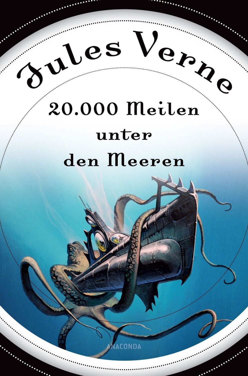 20 000 Meilen unter den Meeren (Roman) - mit Illustrationen / Jules Verne