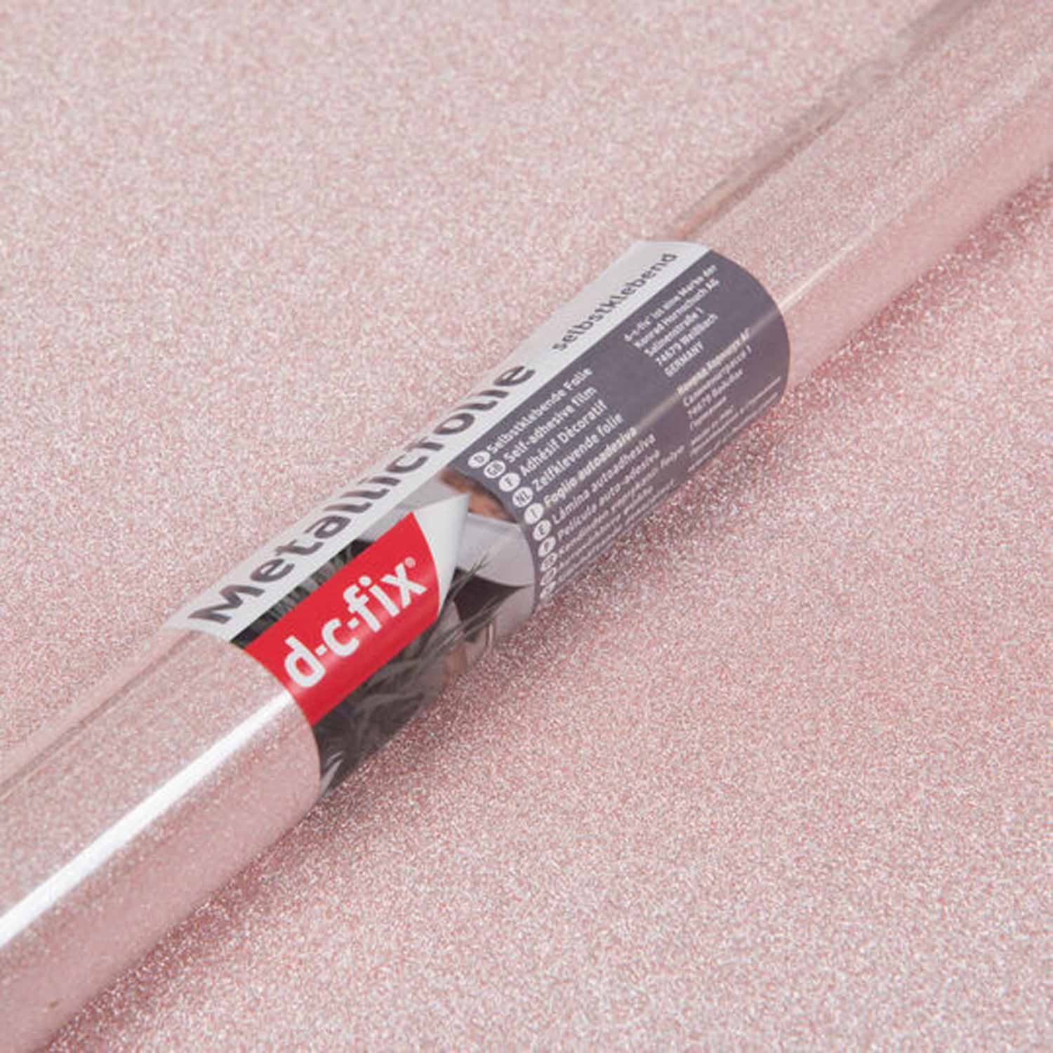 d-c-fix Möbelfolie Glitzerfolie selbstklebend zum Basteln Klebefolie Deko Möbel, (Glitter Bastelfolie), Hochwertige Glitterfolie - individuell zuschneidbar
