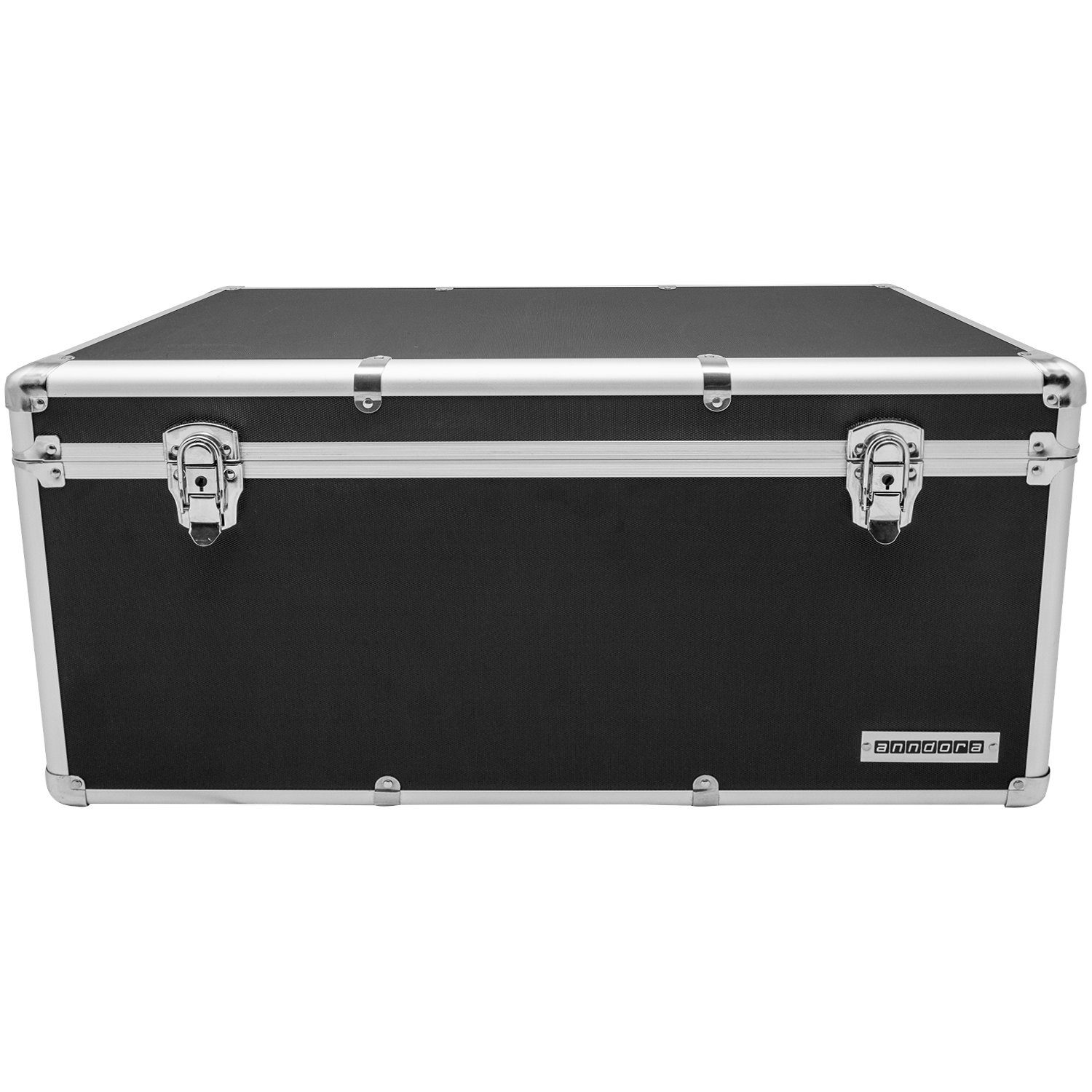 anndora Aufbewahrungsbox Alu Rahmenkoffer Transportbox (schwarz), stabiler günstig online kaufen