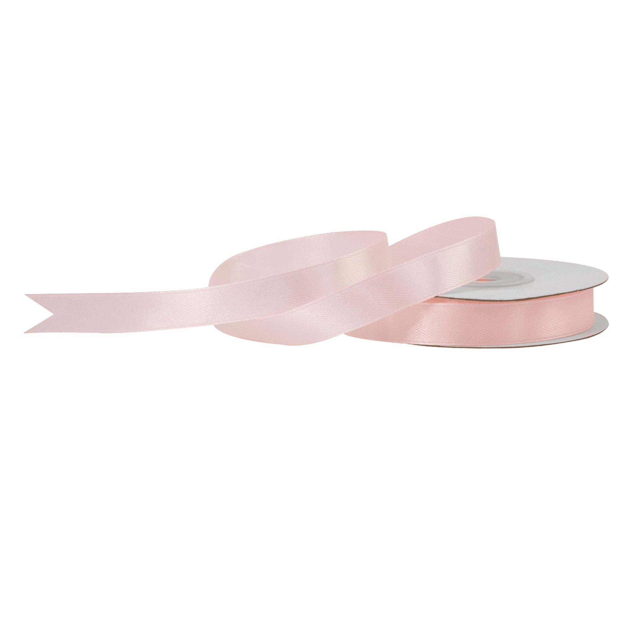 Creativery Satinband, Satinband 12mm x 25m Rolle Rose
