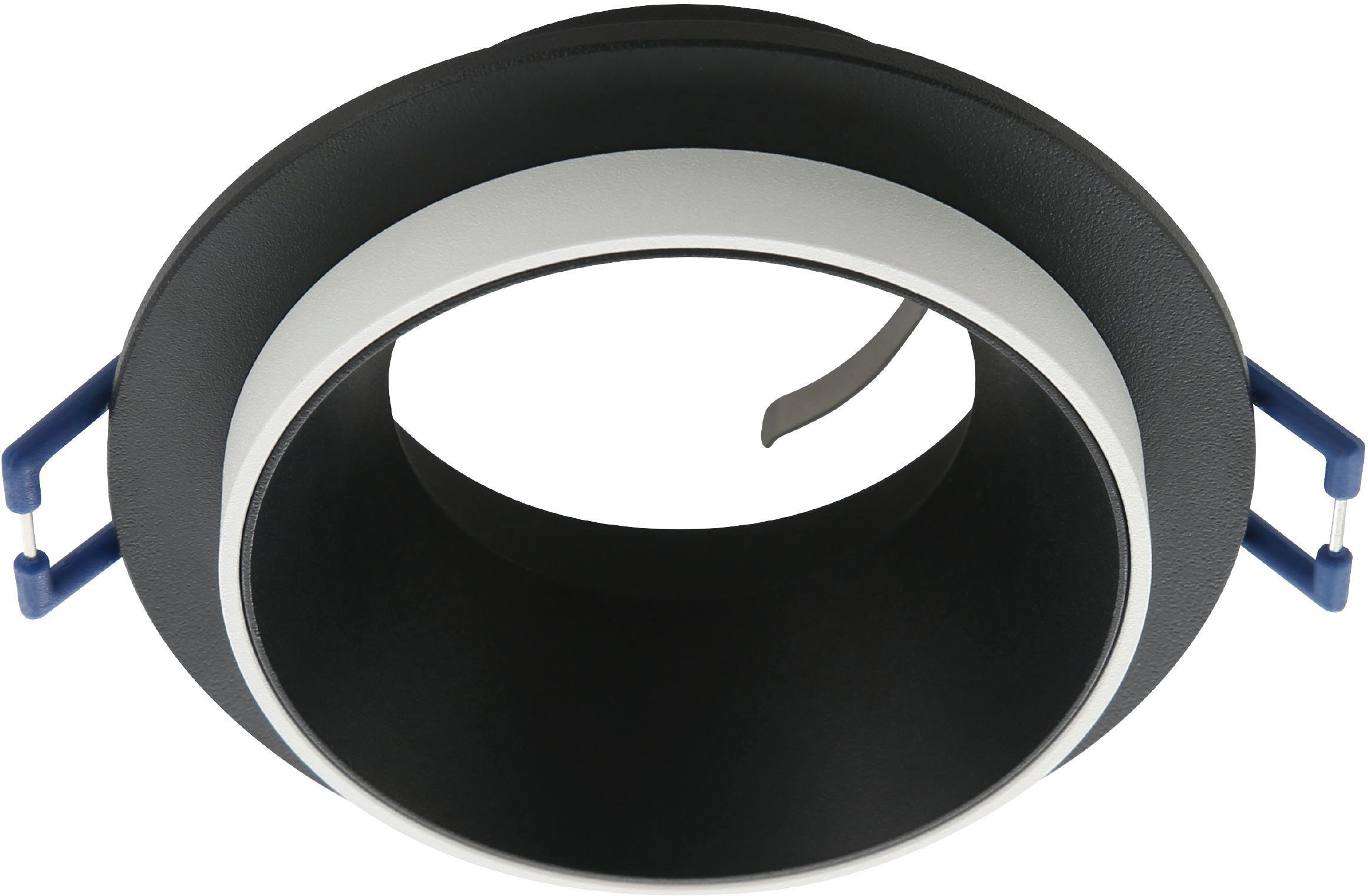 EGLO Deckenleuchte CAROSSO, Leuchtmittel ohne Alu und Deckenleuchte - GU10 35W schwarz - in wechselbar, Leuchtmittel, aus exkl. weiß