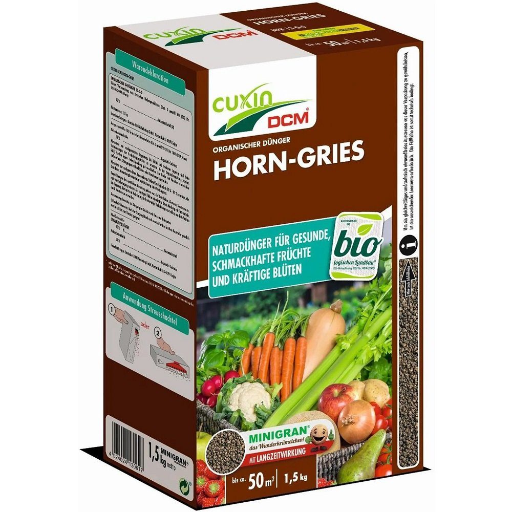 Cuxin DCM Spezialdünger Cuxin DCM Horn-Gries 1,5 kg Minigran Dünger Bio