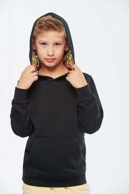 Kariban Hoodie Hoodie Sweatshirt mit Kapuze Graffiti für Jungen und Mädchen Kinder Pullover Pulli 6 7 8 9 10 11 12 13 14 15 Jahre