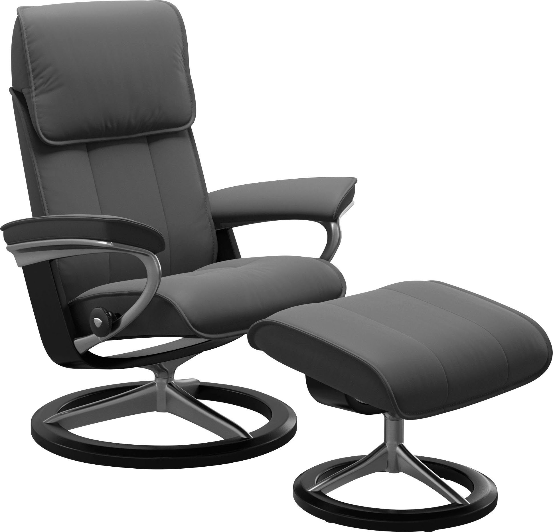 Stressless® Relaxsessel Admiral, mit Signature Base, Größe M & L, Gestell Schwarz