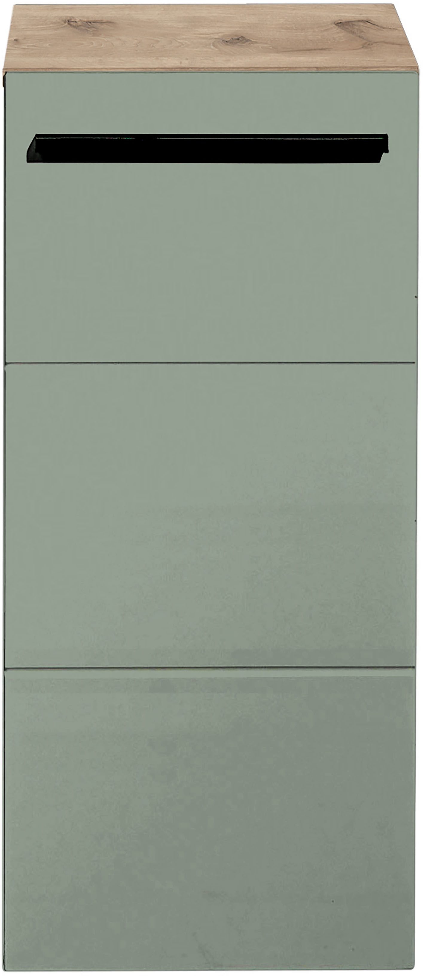 BASIC by Balculina Midischrank Rom BxHxT 34x72x31 cm (1-St) Breite 34cm, Kunststoffgriffe, Made in Europa