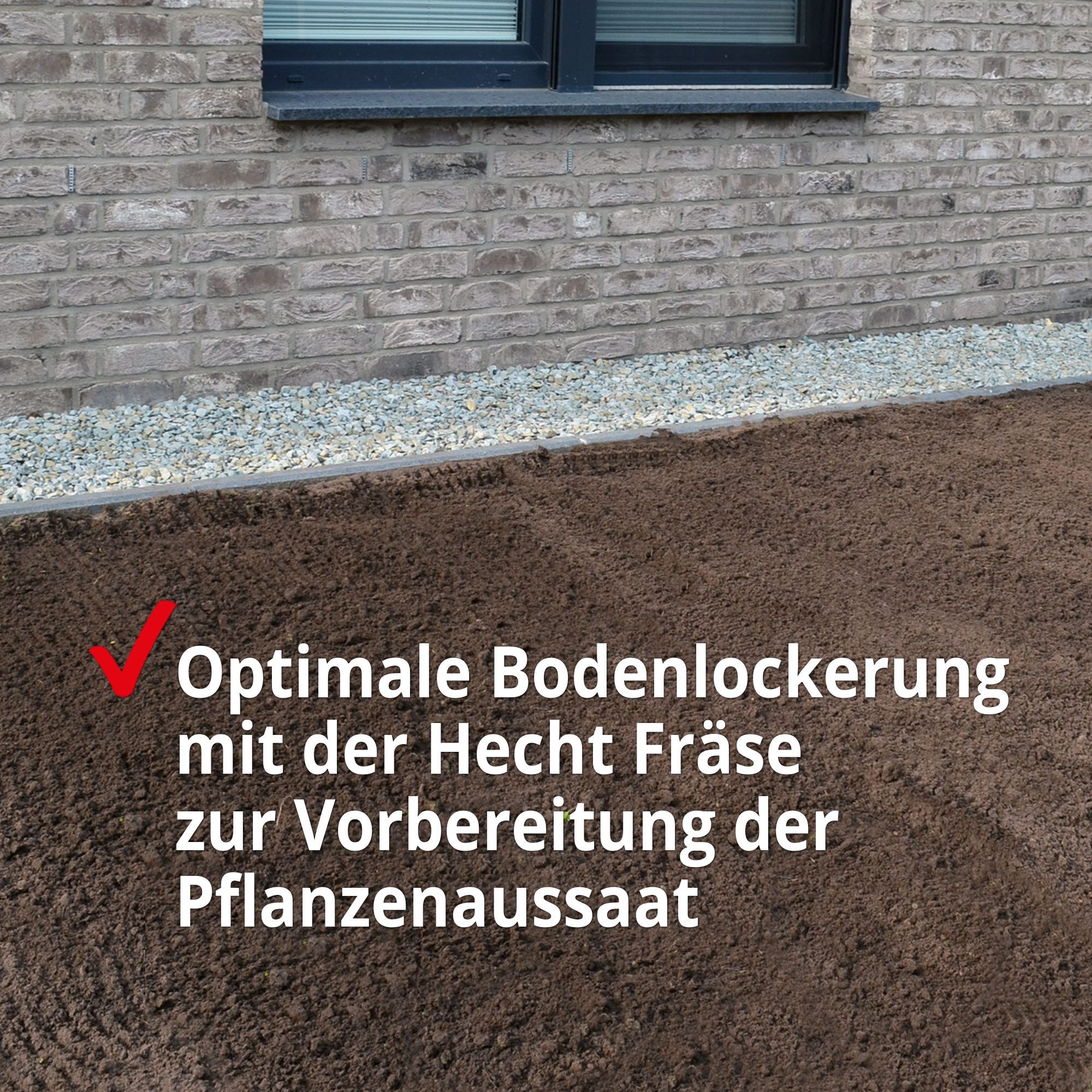 Hecht Elektromotorhacke Gartenfräse 1000 W 16 Messer, 36,50 cm Arbeitsbreite, 20 cm Arbeitstiefe