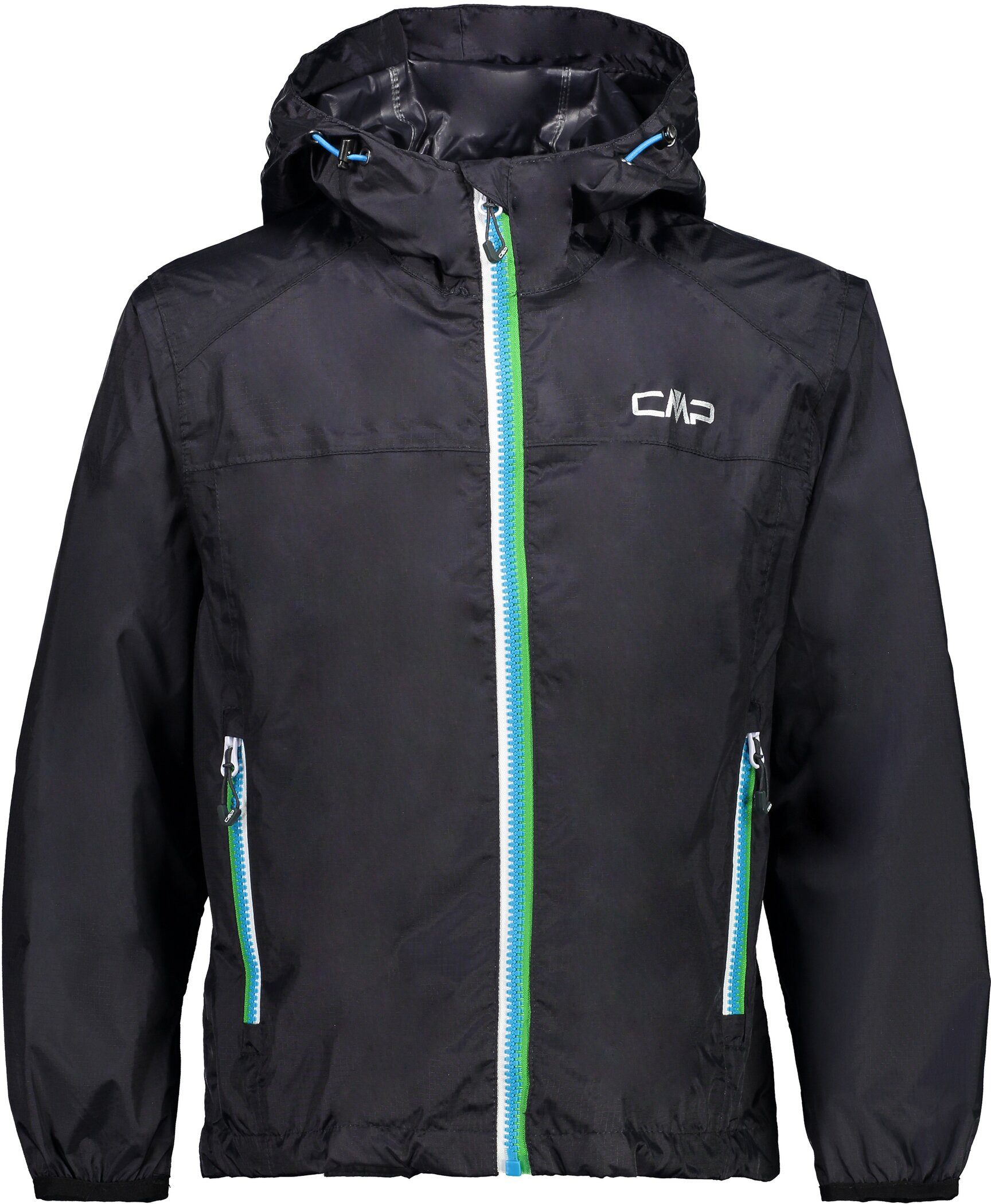 CMP Regenjacke KID JACKET RAIN FIX HOOD wasserdicht, winddicht, atmungsaktiv, mit Kapuze, Wassersäule 3000