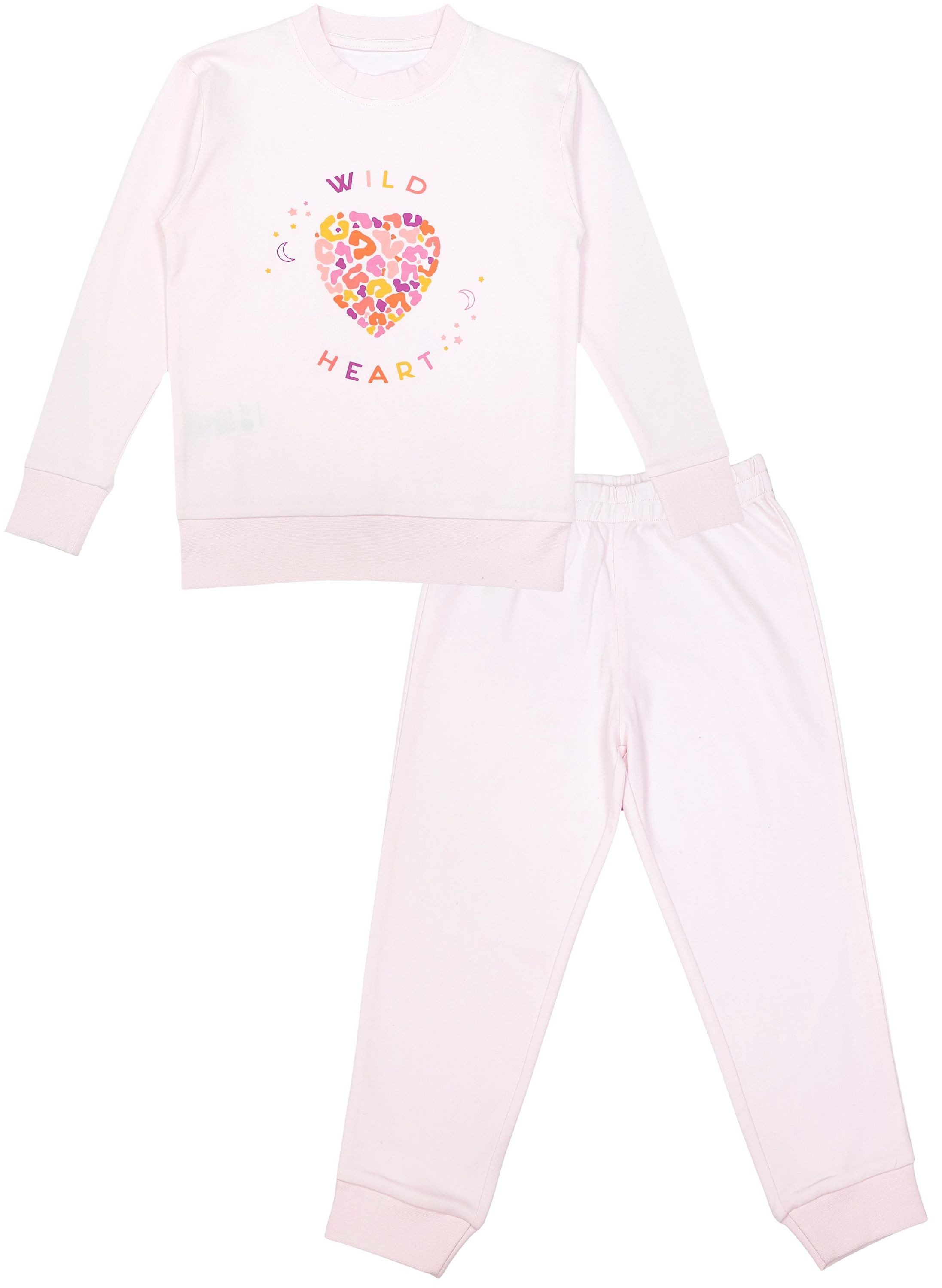 TupTam Schlafanzug Kinder Mädchen Schlafanzug Set Langarm Pyjama Nachtwäsche 2-teilig