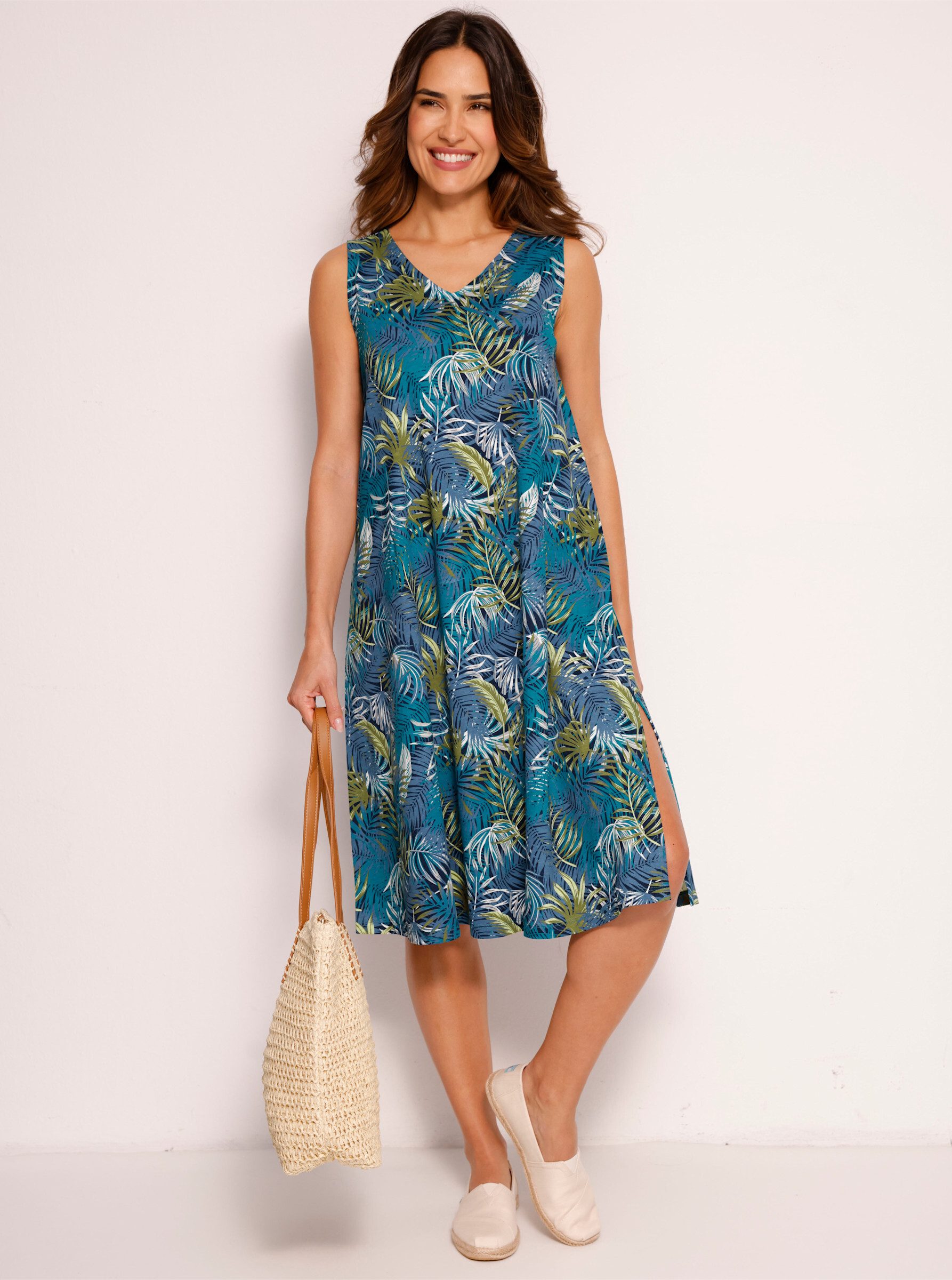 Sieh an! Strandkleid Sommerkleid Ärmellos