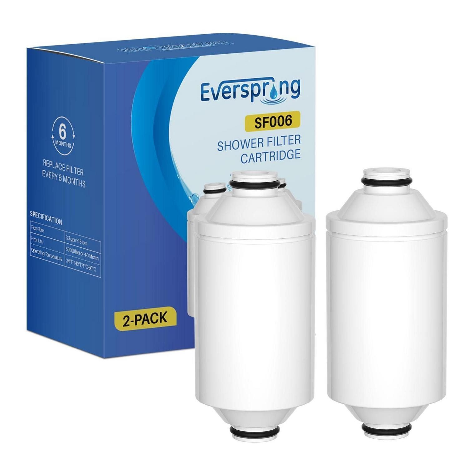 LuxusKollektion Wasserfilter Duschfilter AWP1775WH / CH 2er-Pack