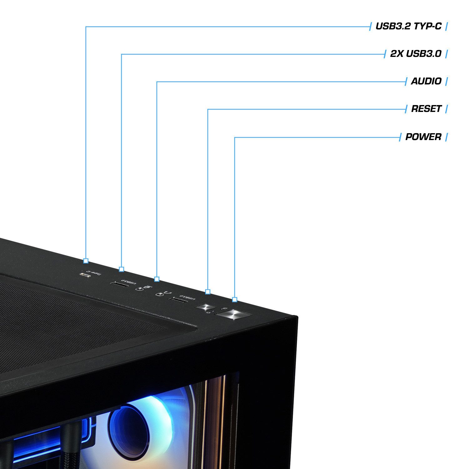 Kiebel Panorama Trinity 14 Gaming-PC (Intel Core i9 Intel Core i9-14900KF, RTX 5080, 32 GB RAM, 1000 GB SSD, Wasserkühlung, ARGB-Beleuchtung, WLAN)
