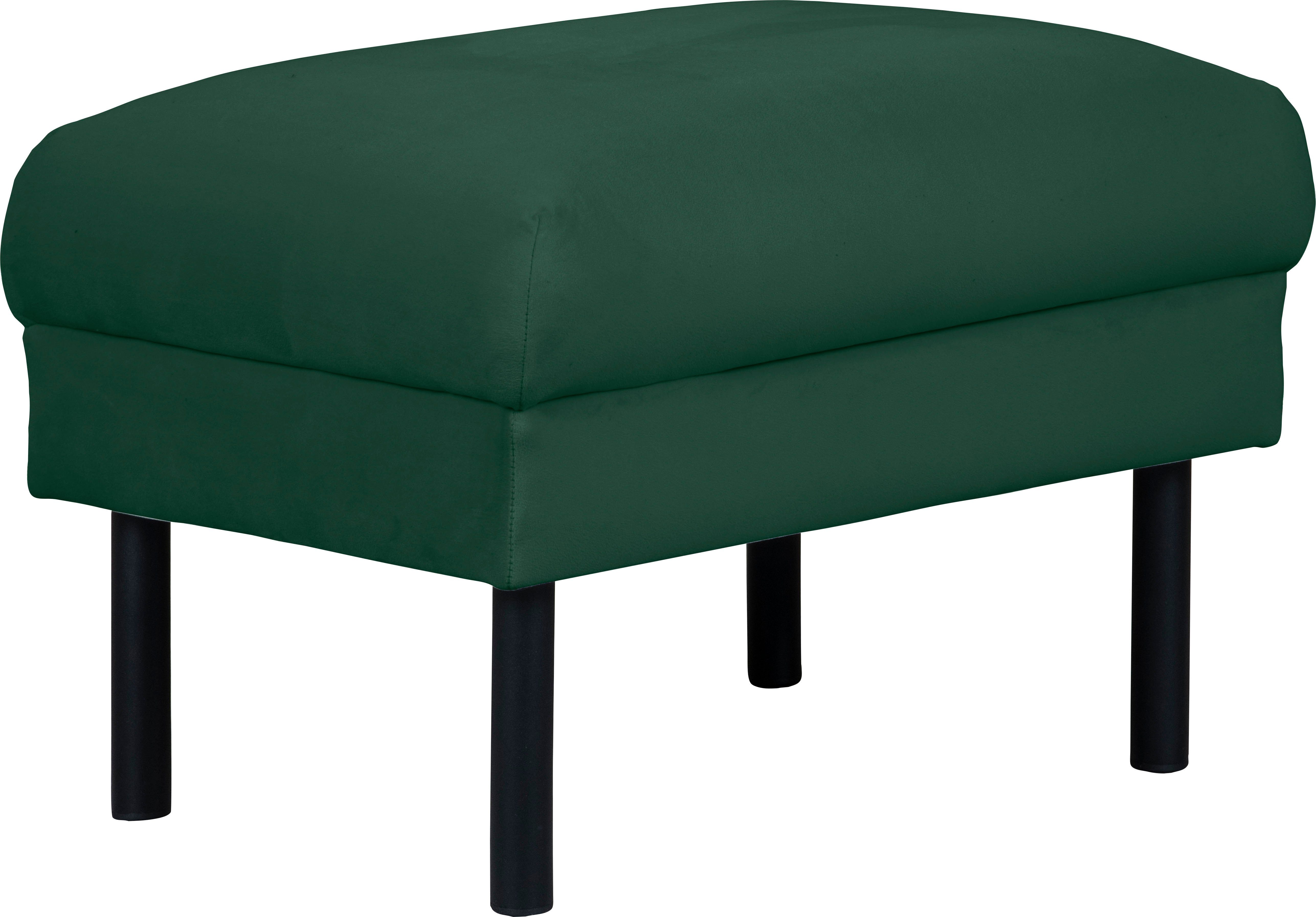 Home affaire Hocker Lillibeth Polsterhocker, Sitzhocker, Maße B/T/H: 64/50/48 cm, passend zur Serie "Lillibeth", auch in Cord und Samtoptik