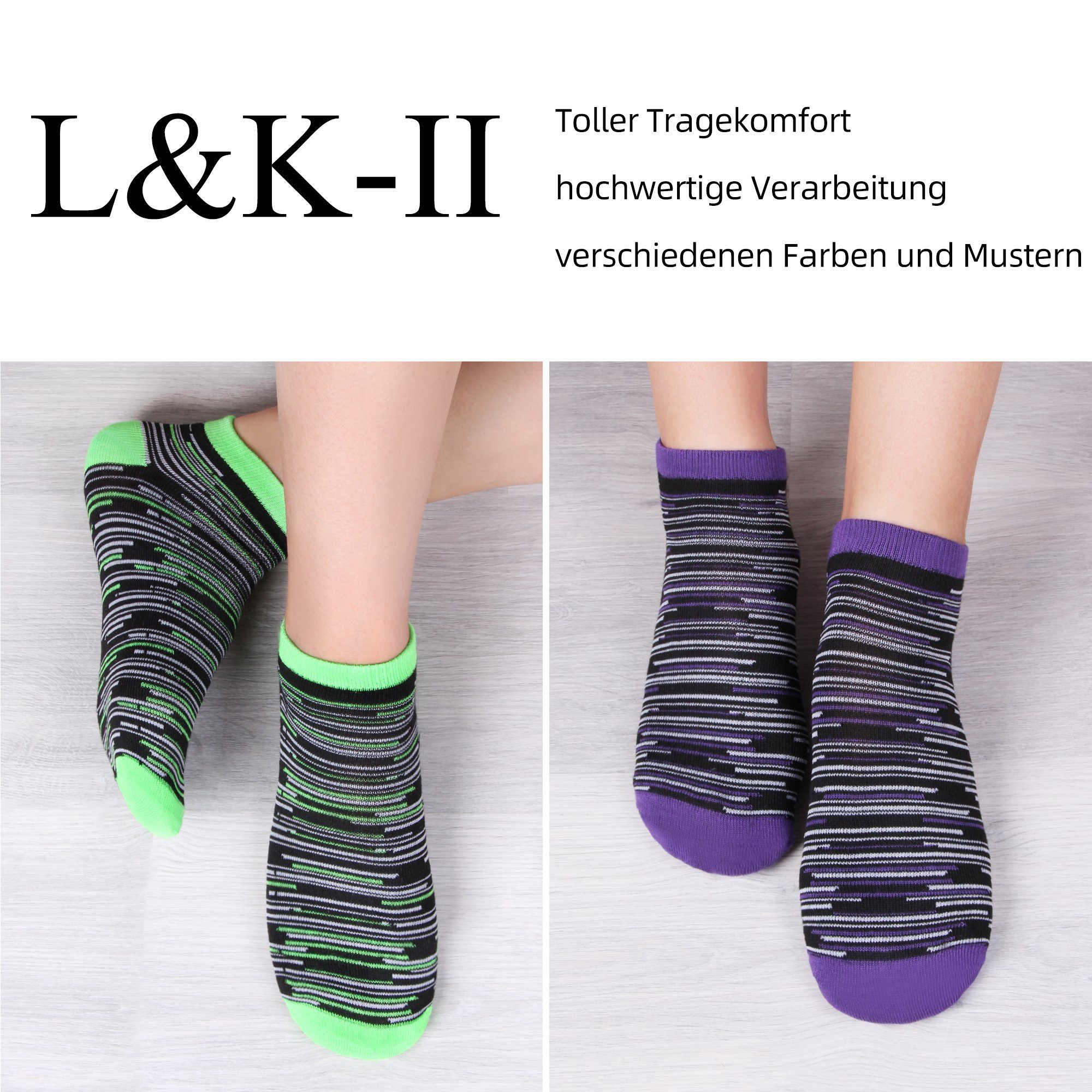Libella Sneakersocken 92220 (12er-Pack) Sneaker Socken uni Farbe