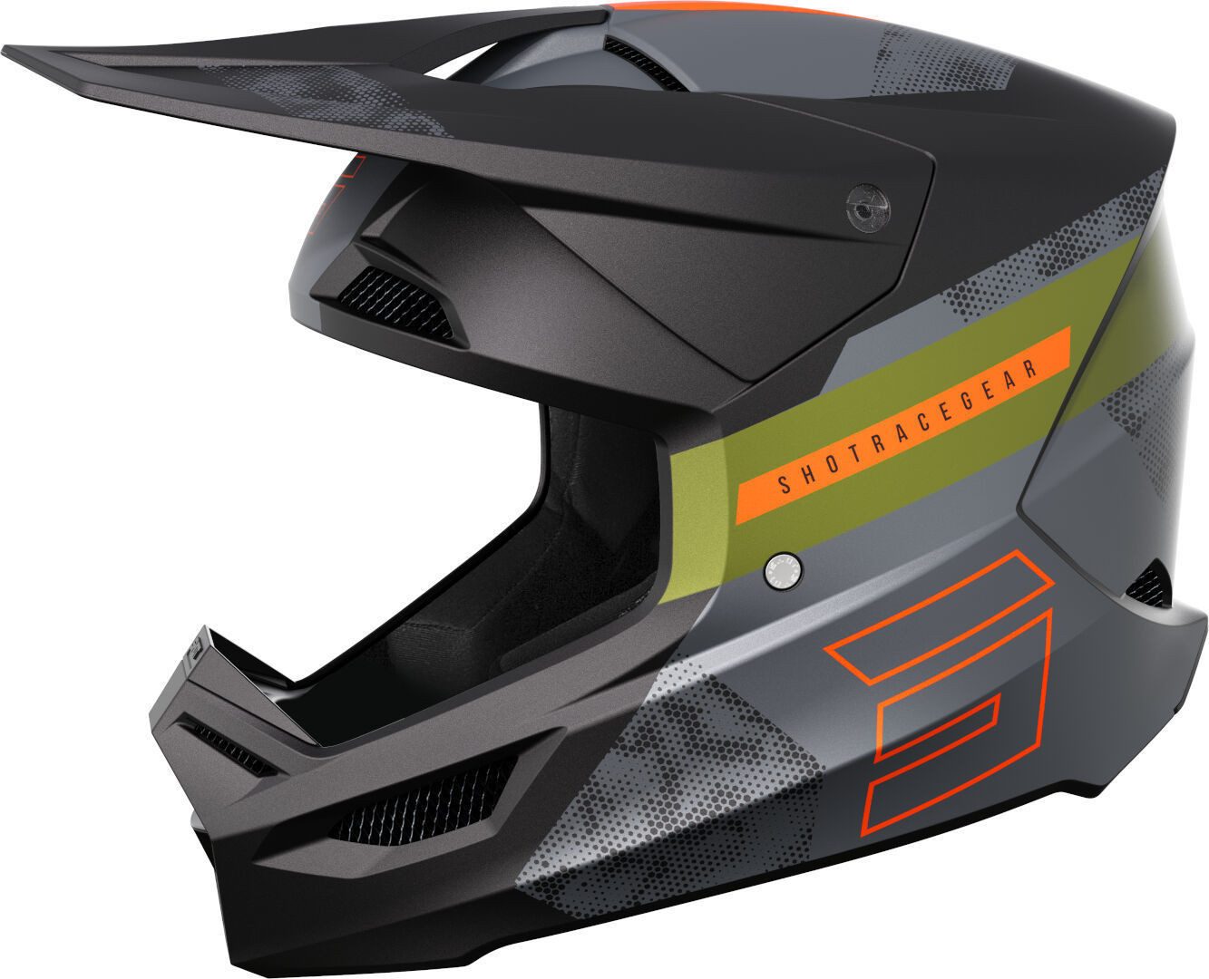 Shot Motocrosshelm Furious Patrol Motocross-Helm, Belüftet