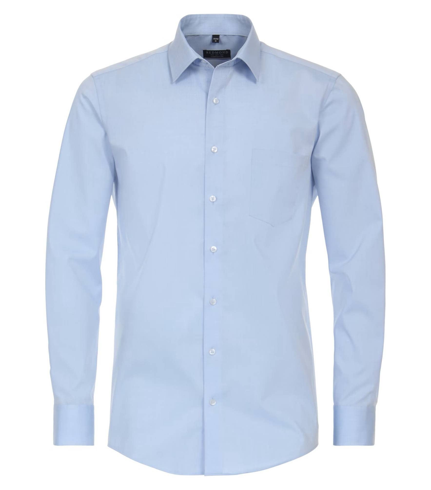 Redmond Langarmhemd Regular Fit Regular Fit Blau(10)