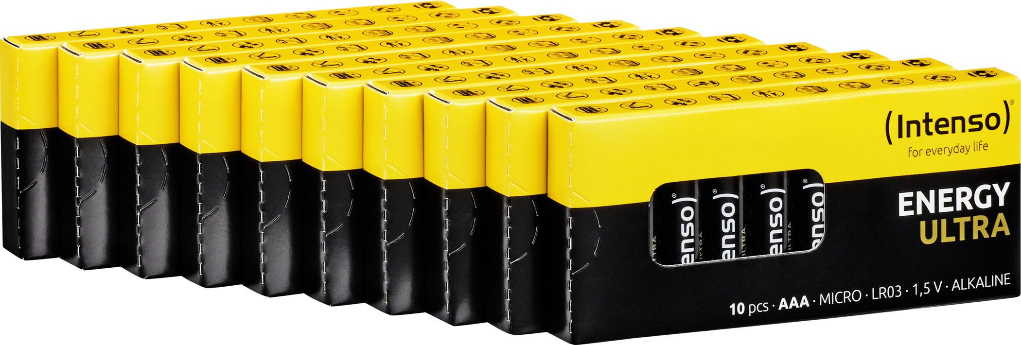 Intenso 100 Intenso Energy Ultra AAA / Micro Alkaline Batterien Batterie
