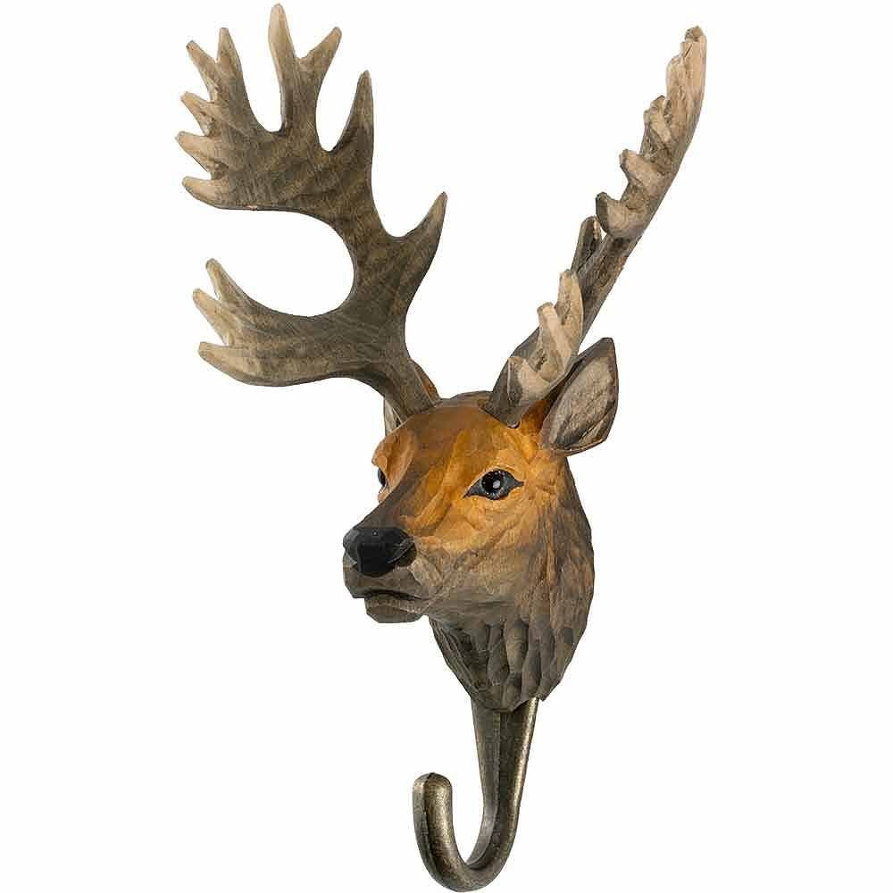 Kleiderhaken Kleiderhaken aus Holz - Hirsch