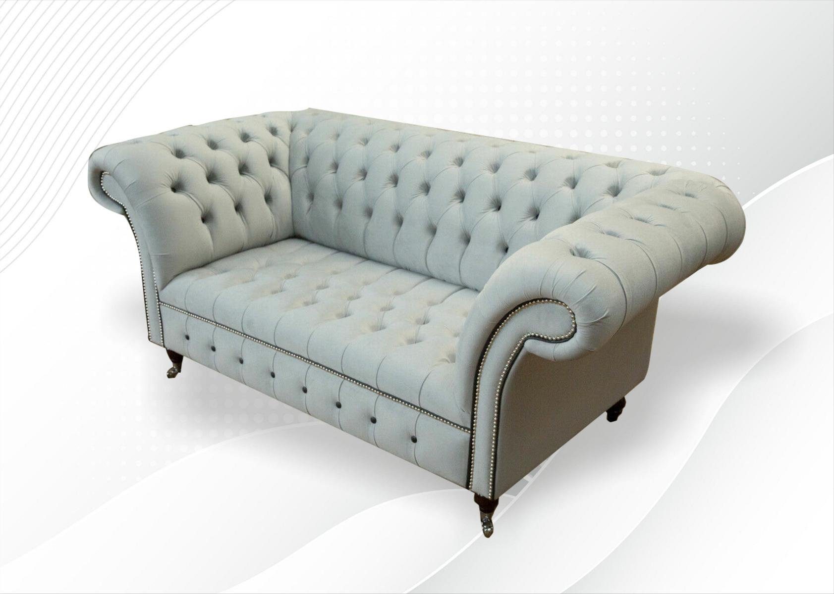 Chesterfield 2 Sofa Sitzer Chesterfield-Sofa, 185 JVmoebel cm Couch Design