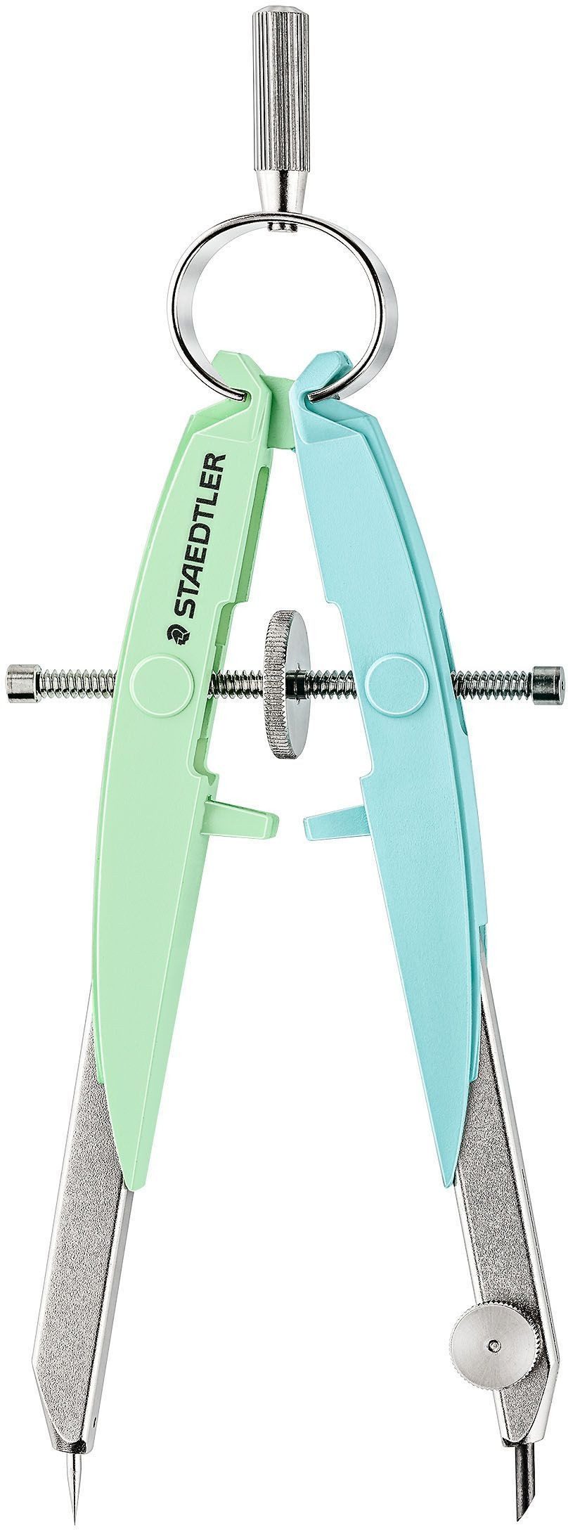 STAEDTLER Zirkel Zirkel Mars Comfort 15,4cm pastellgrün/pastellbau (5 Stück)