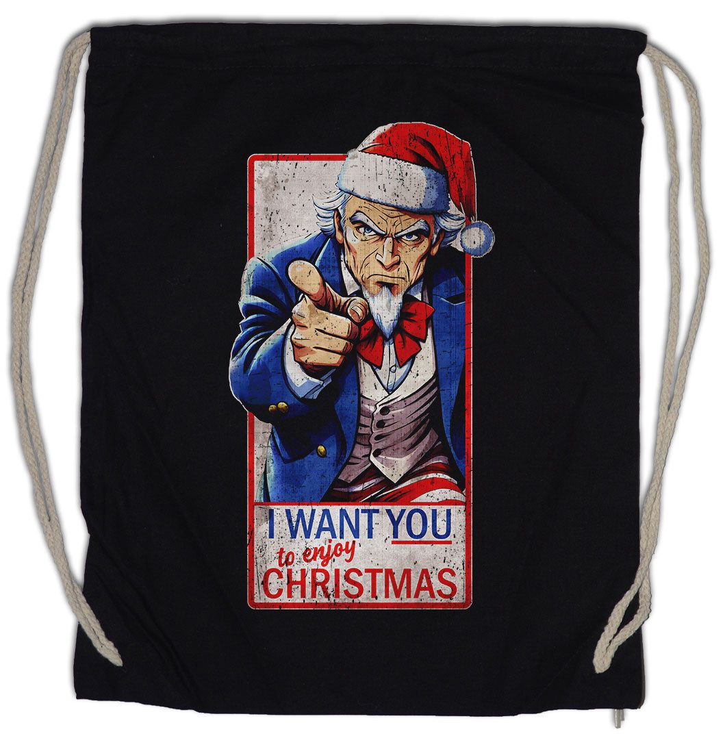 Turnbeutel USA Enjoy Christmas Turnbeutel American Troops Army US Merry Santa