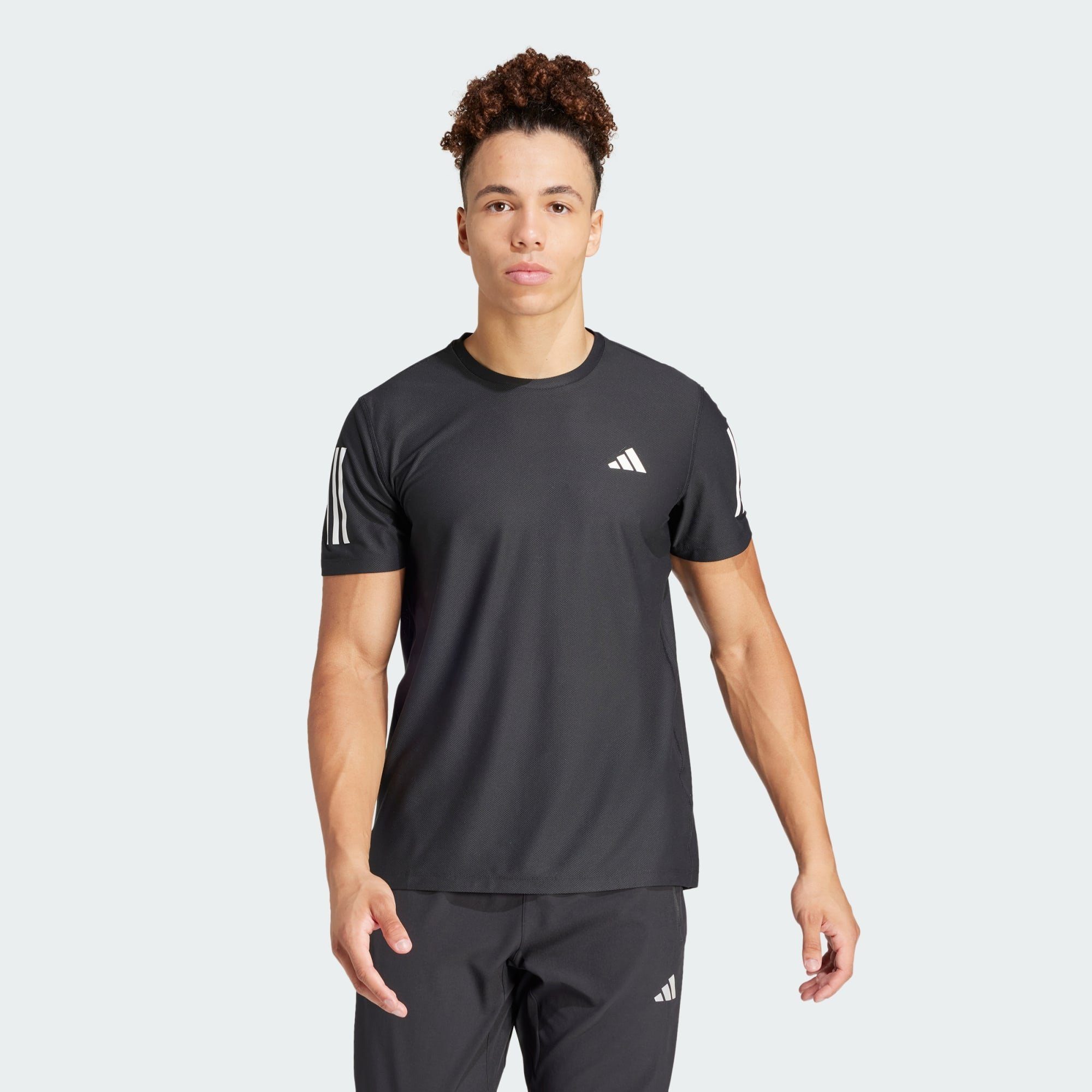 adidas Performance Laufshirt OWN THE RUN T-SHIRT Black