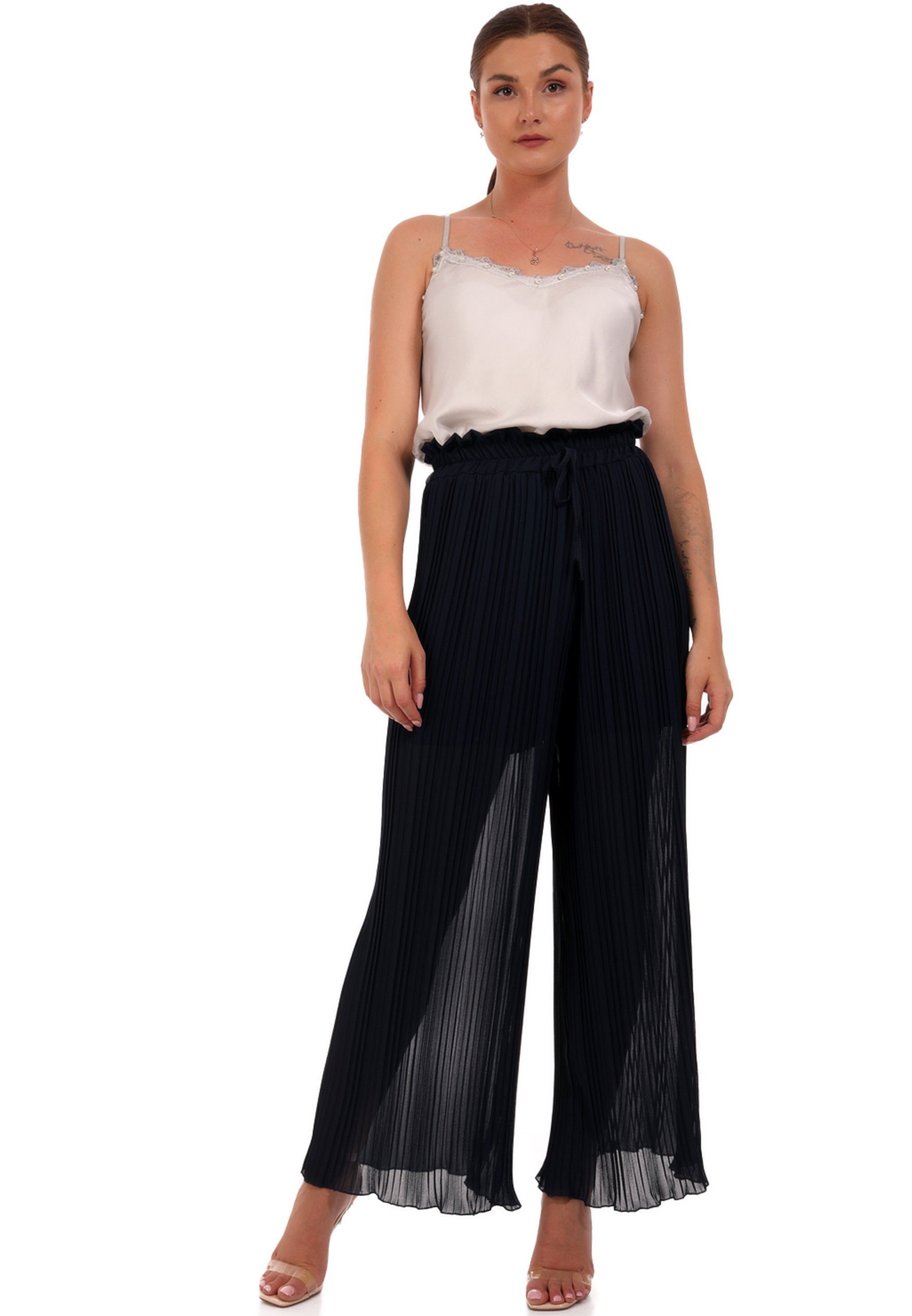 YC Fashion & Style Schlupfhose Plissee günstig online kaufen