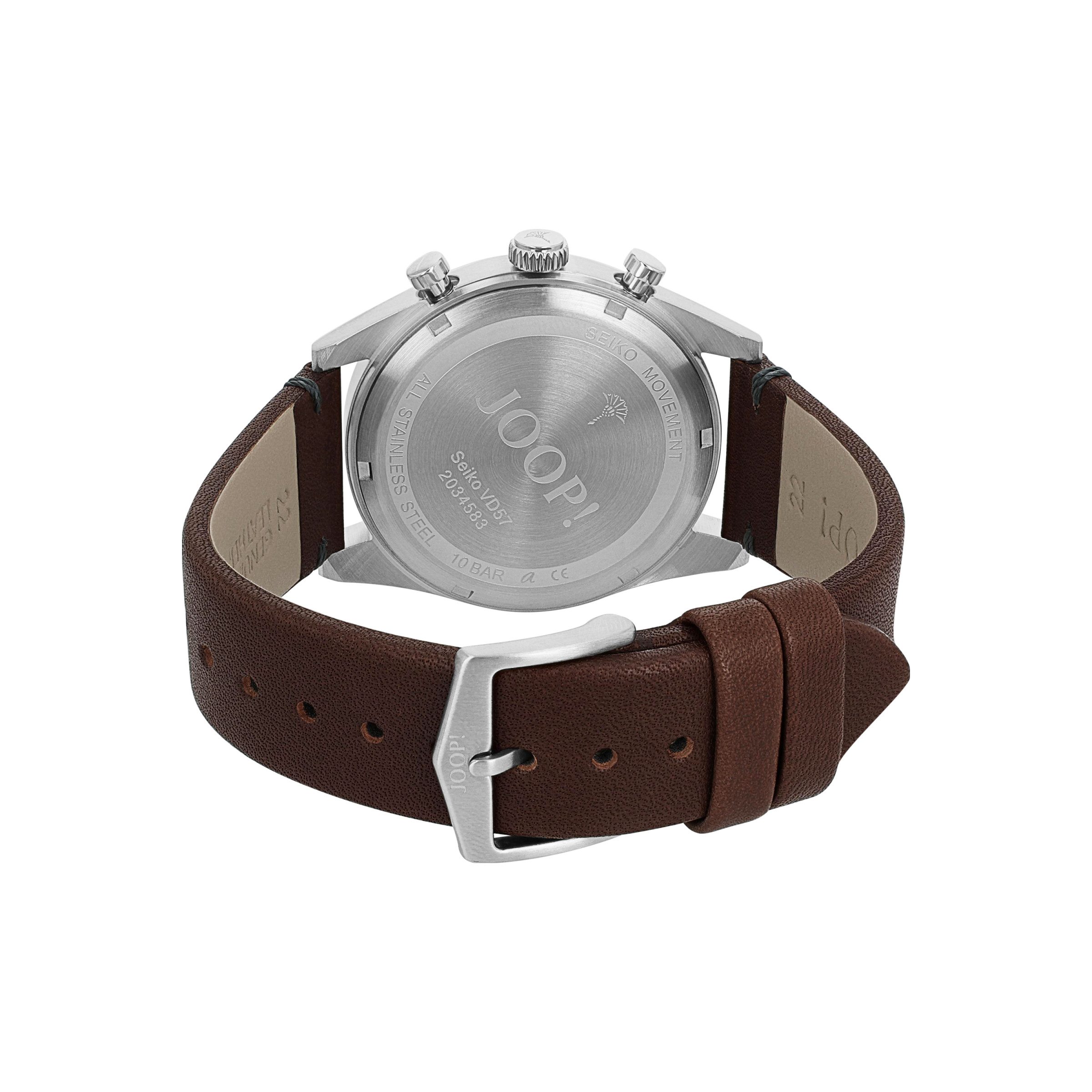 JOOP! Chronograph 2034583, Quarzuhr, Armbanduhr, Herrenuhr, Lederarmband, a günstig online kaufen