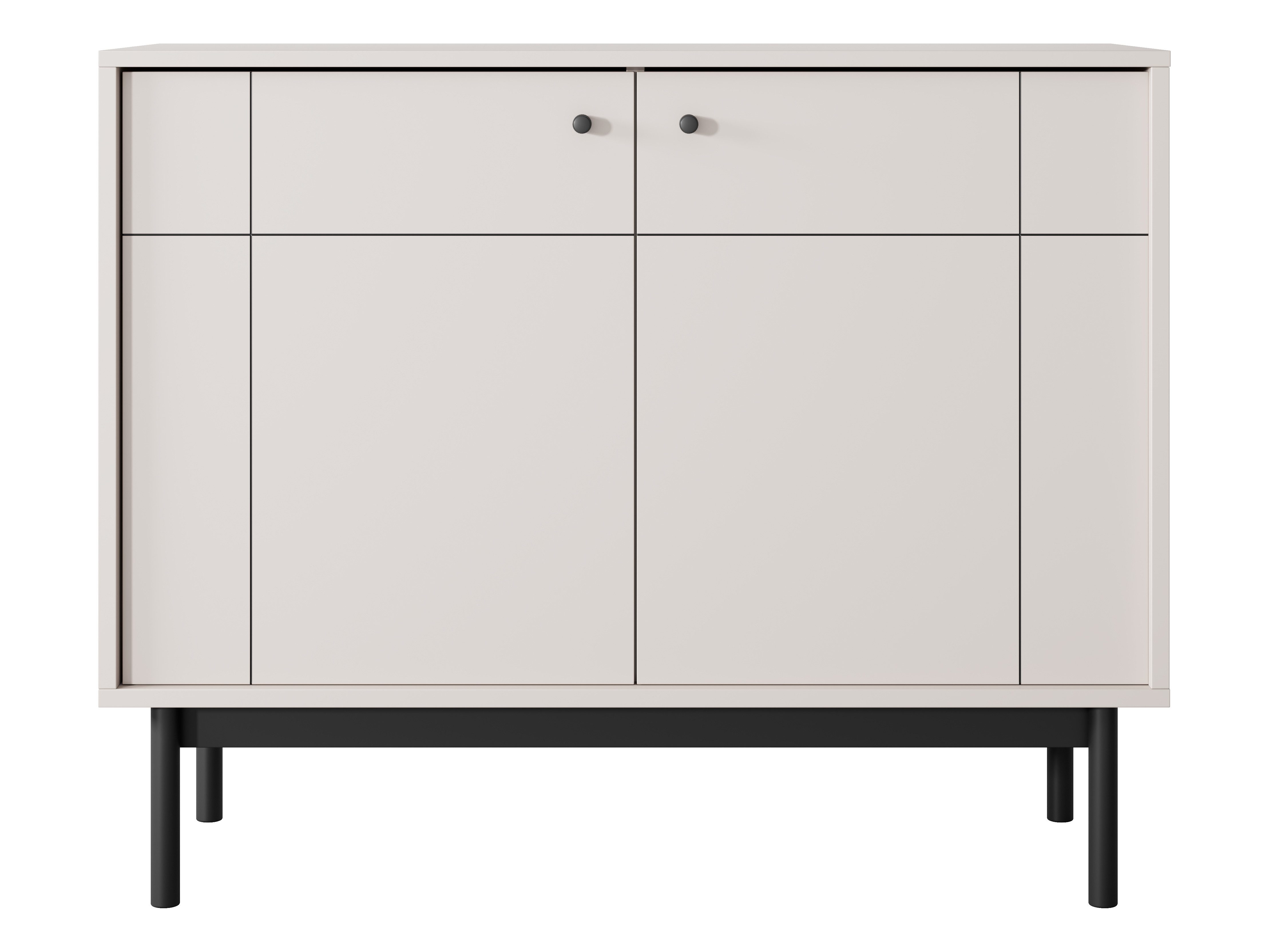 MOEBLO Kommode Ismene - K104 (Sideboard Wohnzimmer Kommode Schlafzimmer Komodenschrank Highboard), (BxHxT):104x84x39 cm