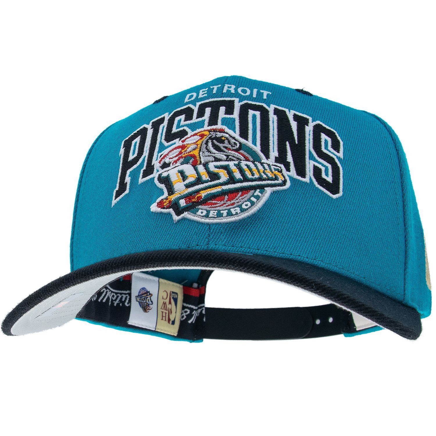 Mitchell & Ness Snapback Cap Stretch Classic Red Detroit Pistons
