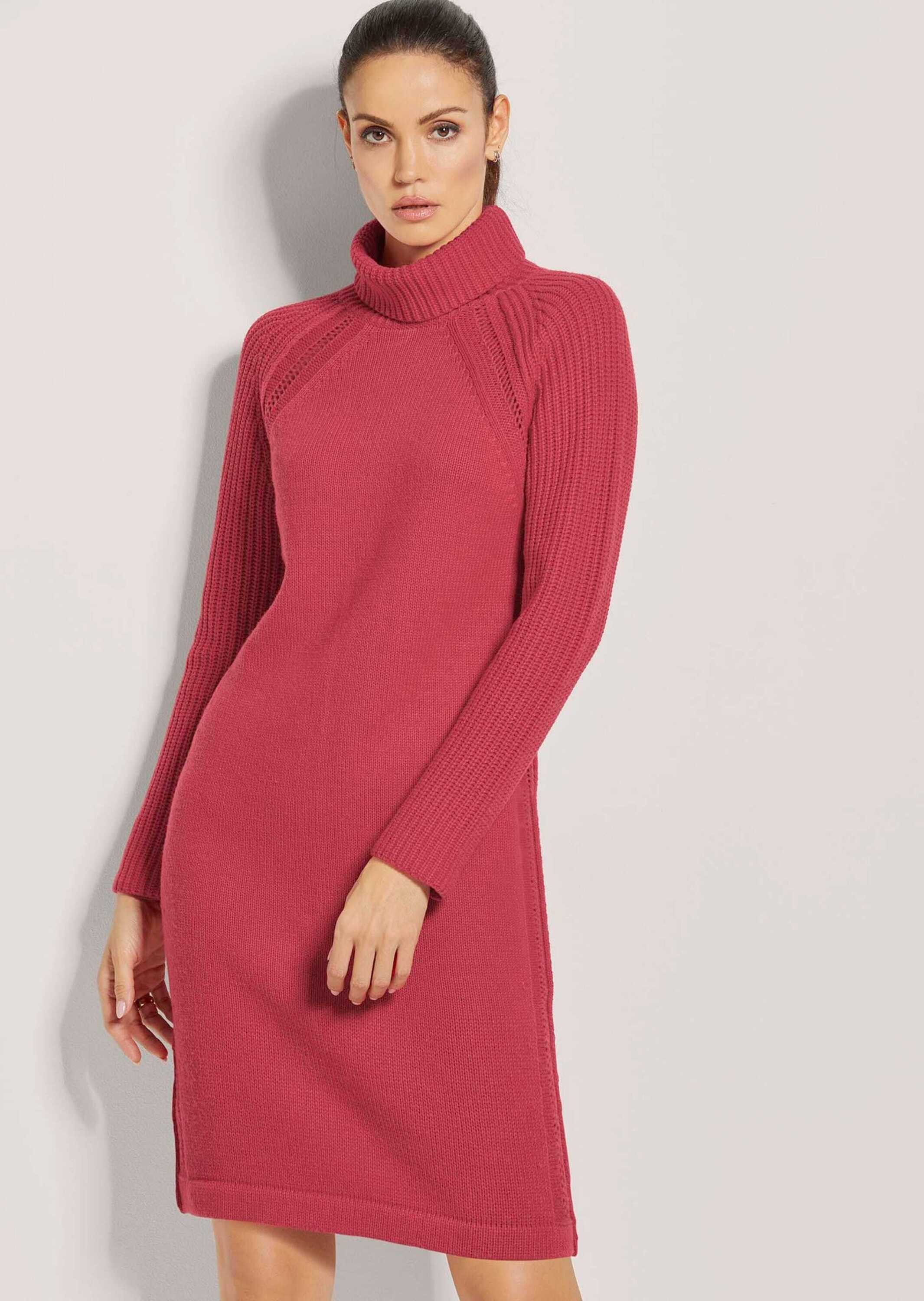 MADELEINE Strickkleid Strickkleid im Struktur-Mix
