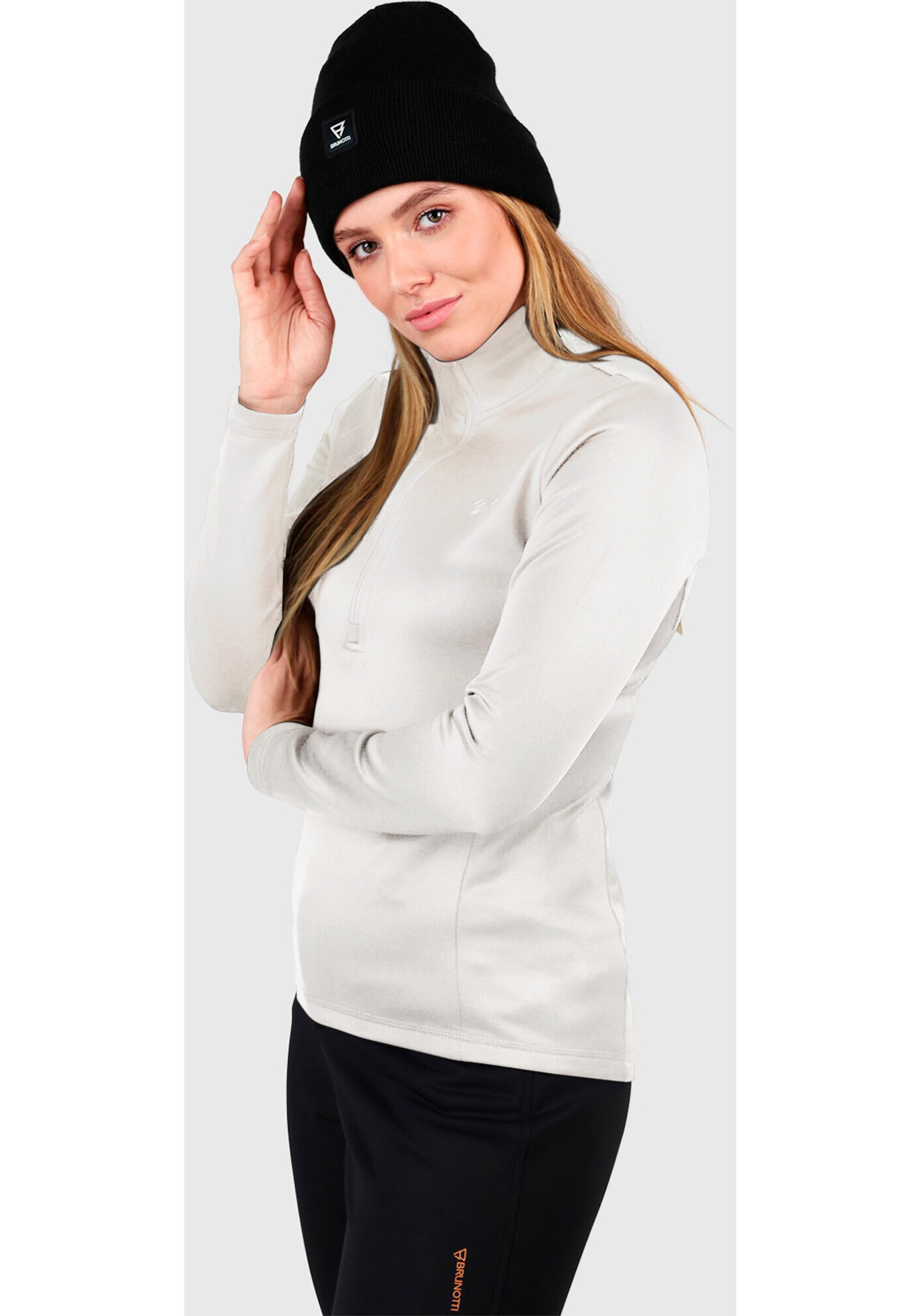 Brunotti Fleecepullover Heronne Women Fleece hoch geschlossener Ausschnitt, wasserabweisende Oberfläche
