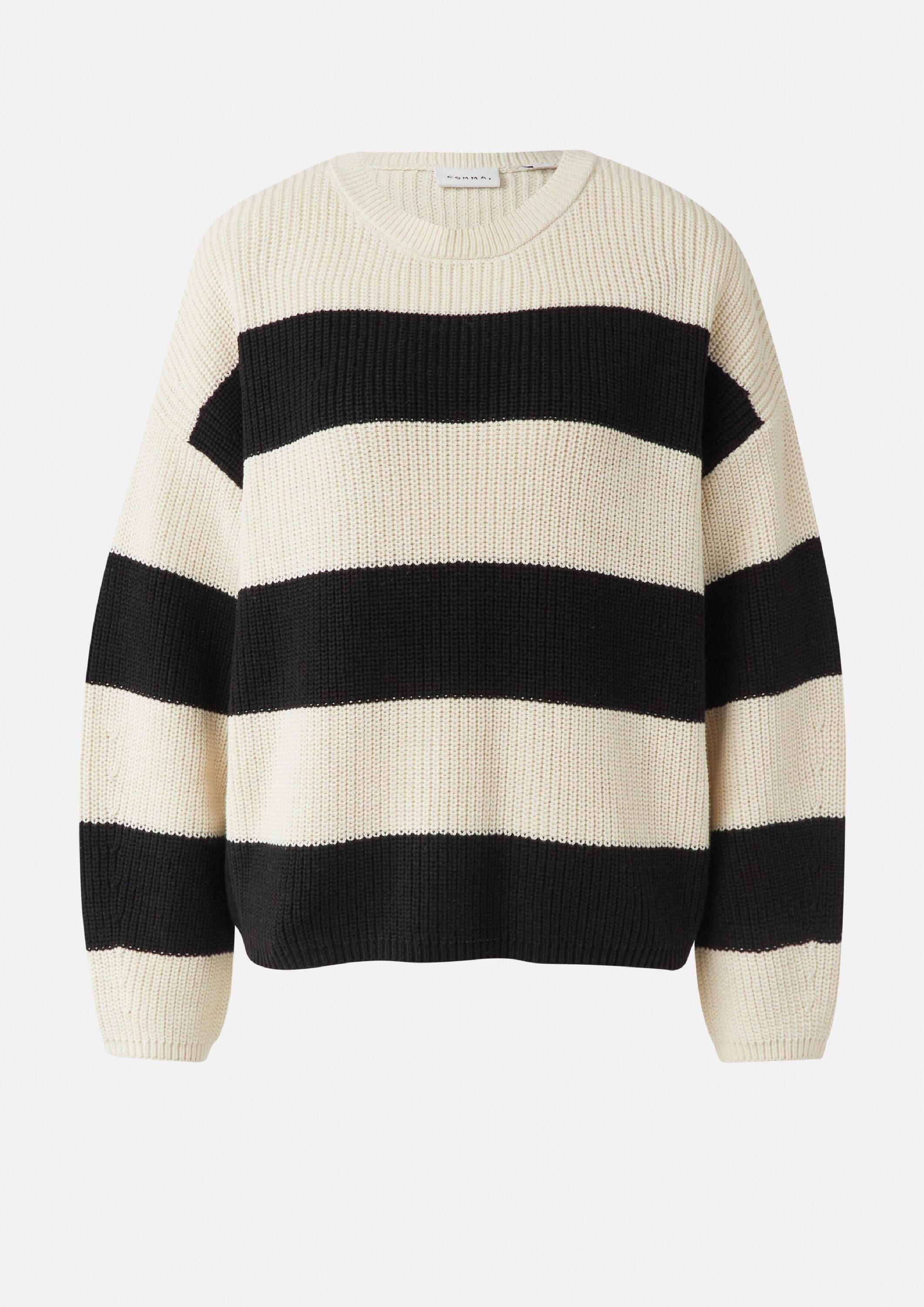 comma Longpullover Strickpullover Oversize-Strickpullover