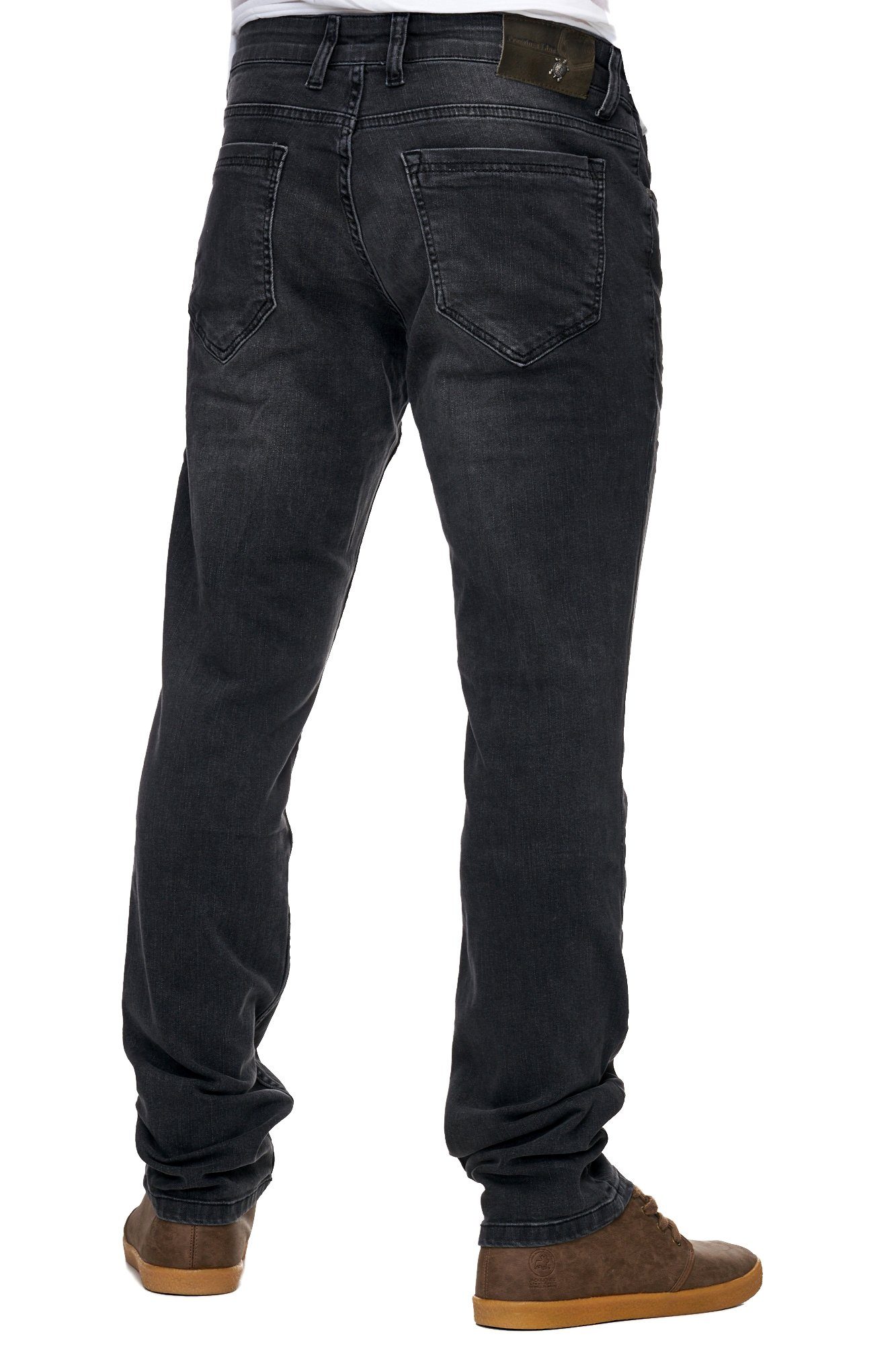 Reslad Stretch-Jeans Reslad Jeans-Herren Slim Fit Basic Style Stretch-Denim Jeans-Hose Stretch Jeans-Hose Slim Fit