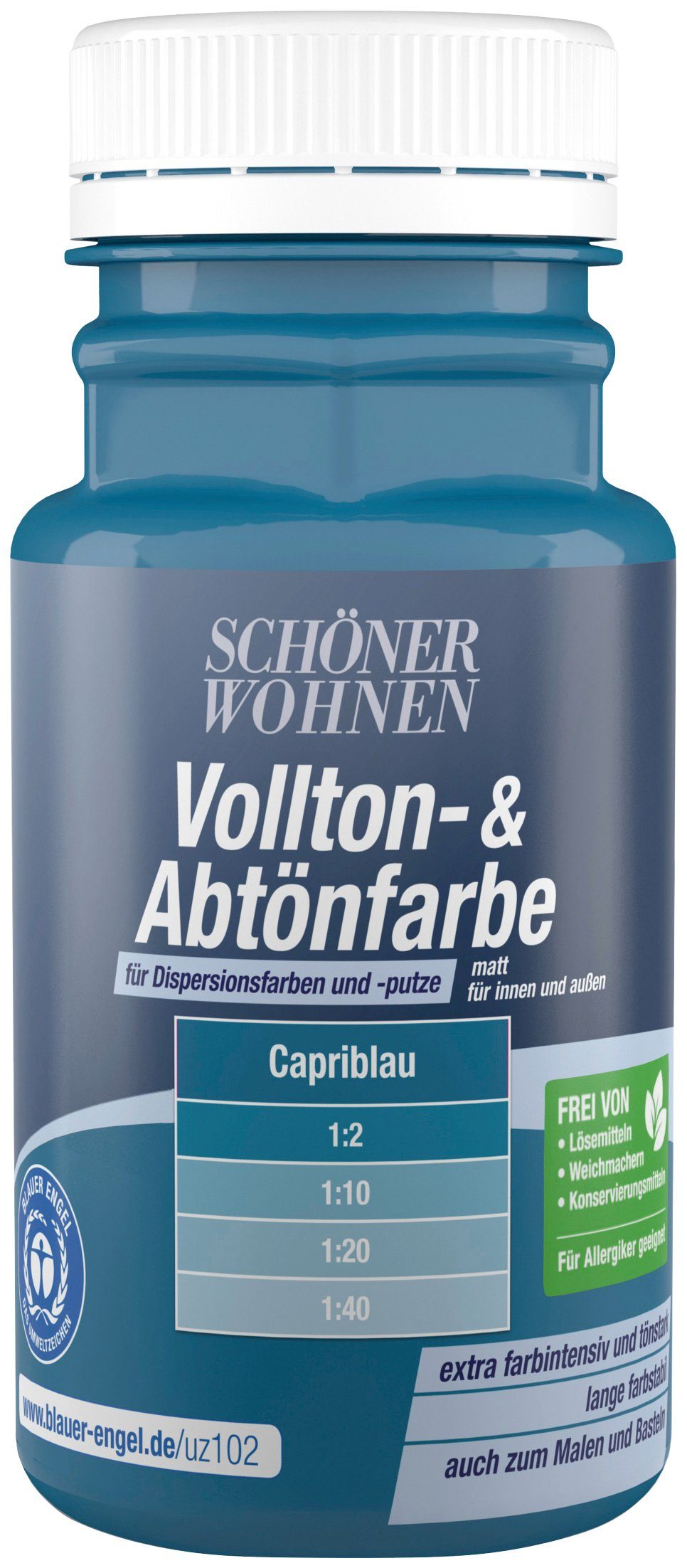 SCHÖNER WOHNEN FARBE Vollton- und Abtönfarbe Vollton- & Abtönfarbe, zum Abtönen von Dispersionsfarben und -putzen, farbintensiv