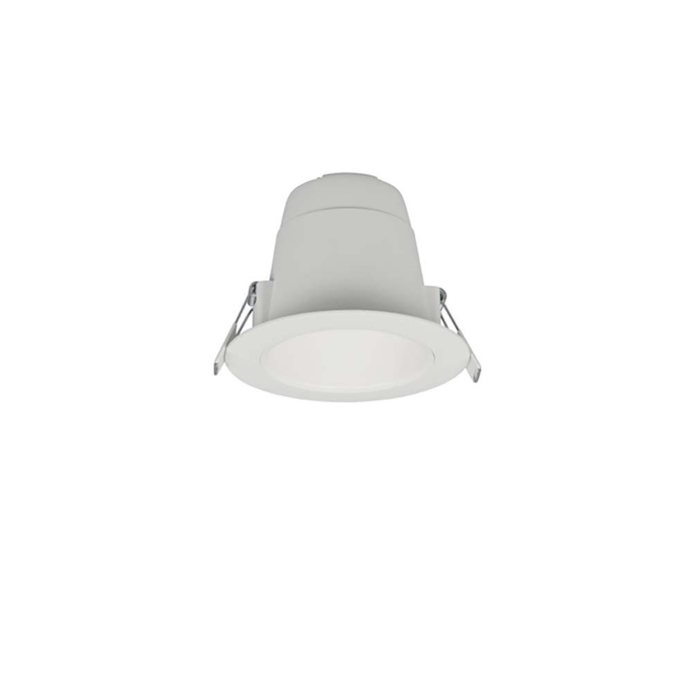 TRIO Leuchten LED Einbaustrahler, LED-Leuchtmittel fest verbaut, Warmweiß, Neutralweiß, Einbaustrahler Lampe Wohnraumleuchte Metall weiß LED Farbwechsel