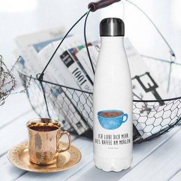 Mr. & Mrs. Panda Thermoflasche Kaffee Tasse - Weiß - Geschenk, Isolierflasche, Tiermotive, Tiere, Tr, Motivierende Sprüche