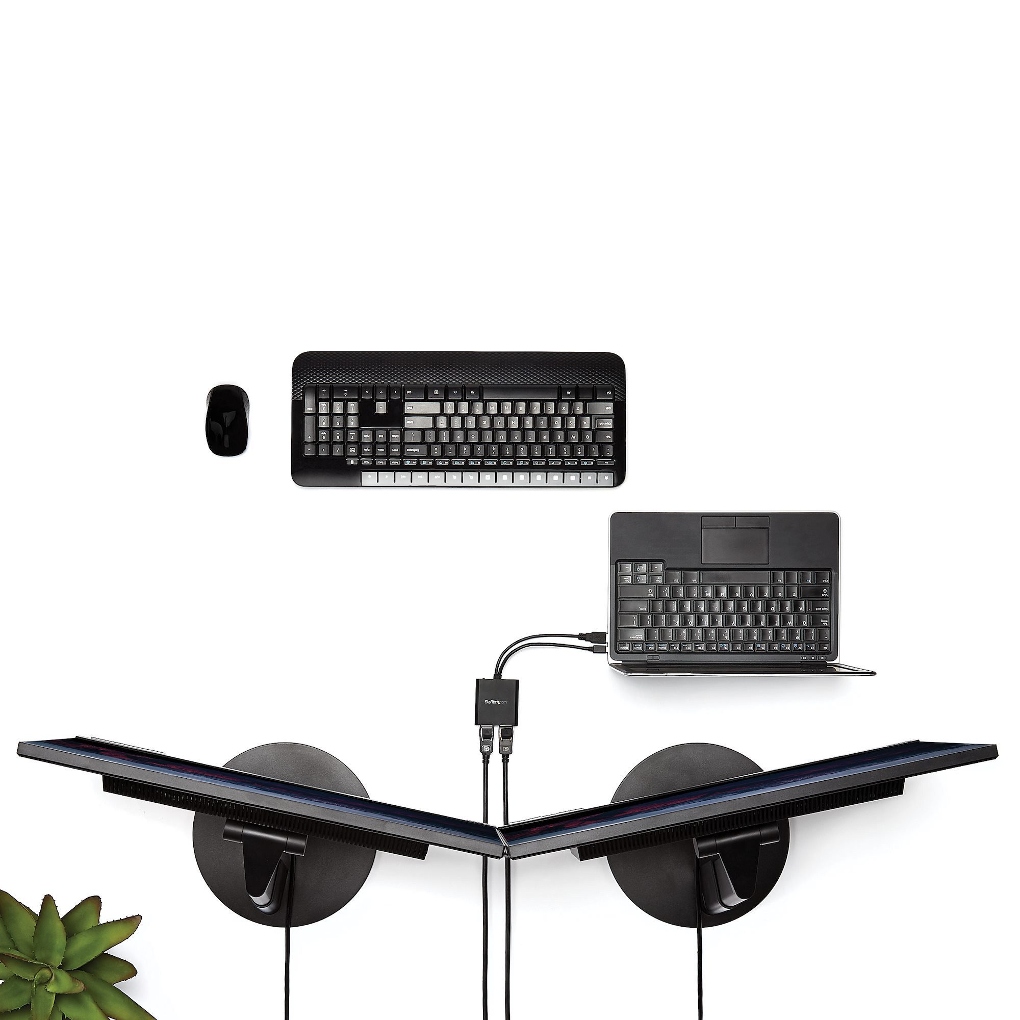 Startech.com STARTECH.COM MST Hub - Mini DisplayPort auf 2x Displayport - Multi ... Video-Kabel