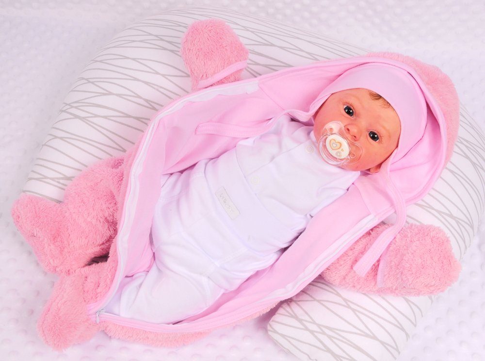 La Bortini Overall Baby Overall Wagenanzug mit Kapuze Übergangsoverall Schneeanzug
