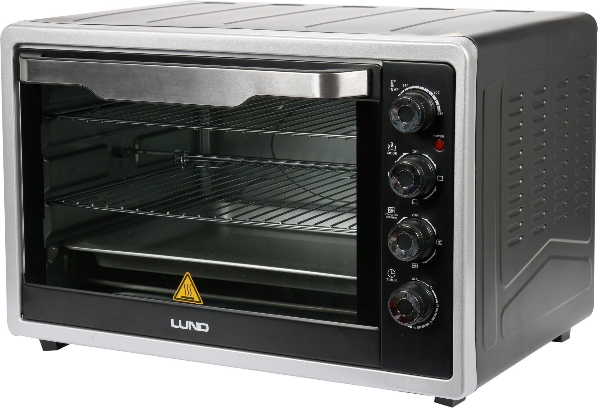 Lund Elektrogrill Elektrobackofen 2200W 63l, 2200 W