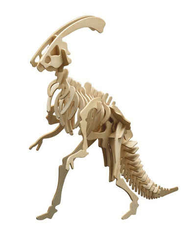 Pebaro 3D-Puzzle Holzbausatz Parasaurolophus, 856/4, 38 Puzzleteile