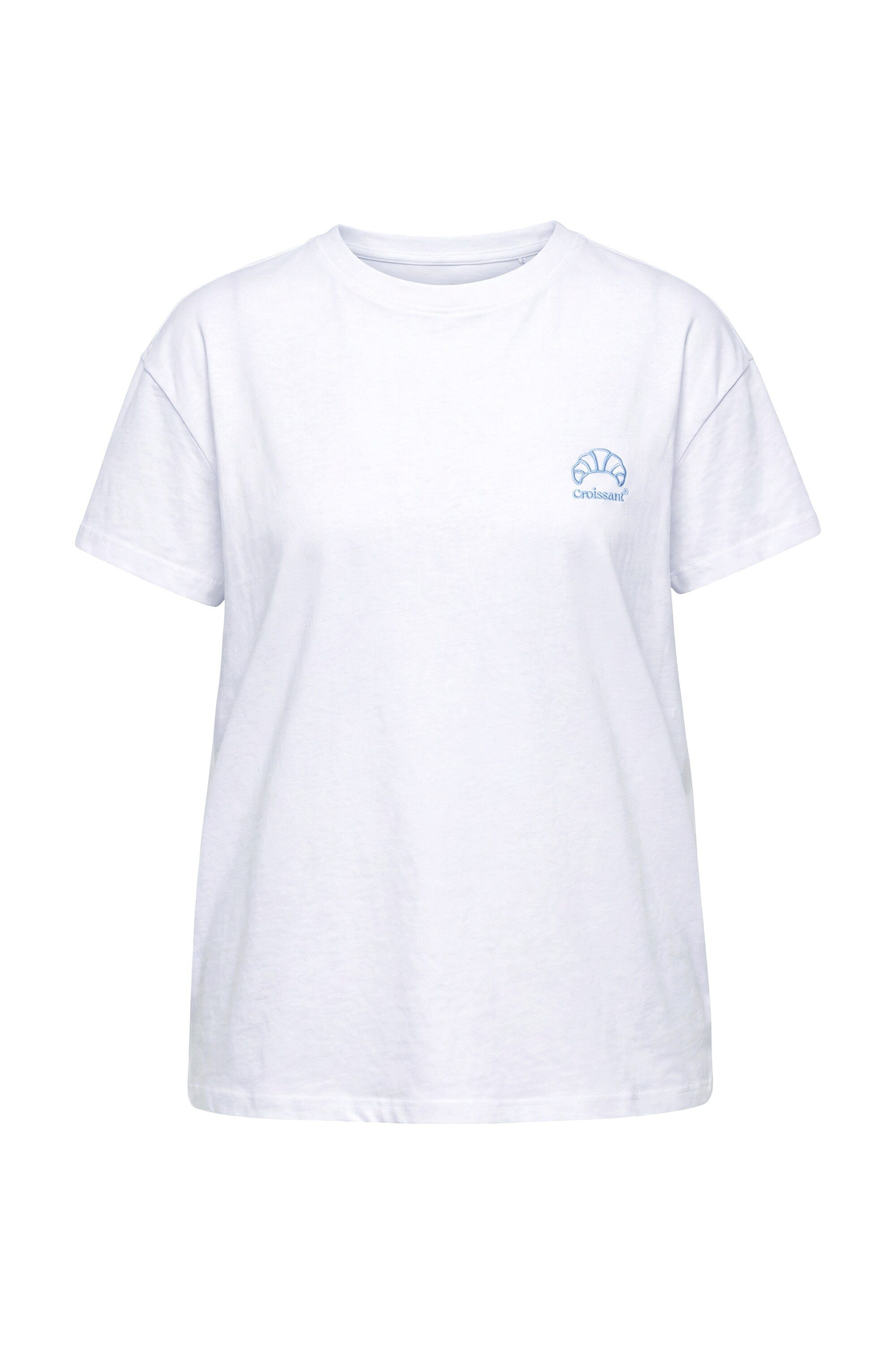T-Shirt T-Shirt Boxy Passform großer Rückendruck